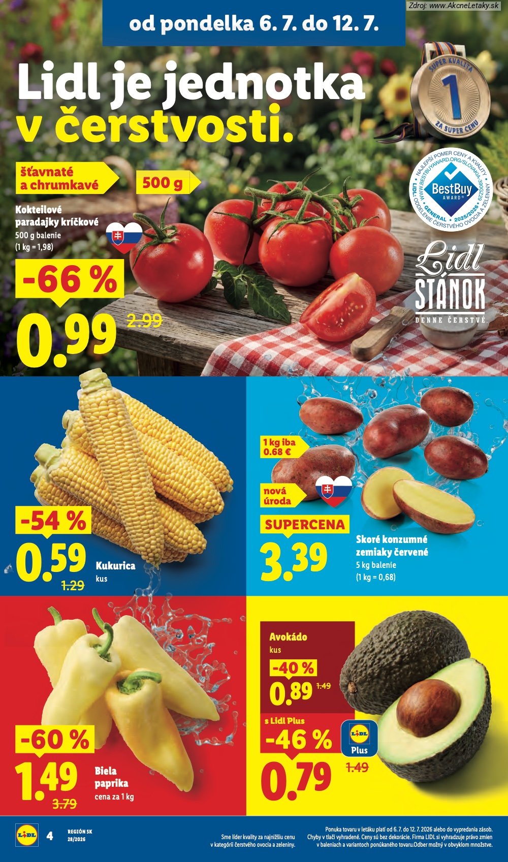 Leták Lidl (6. 7. - 12. 7. 2026) - strana 10 z 109