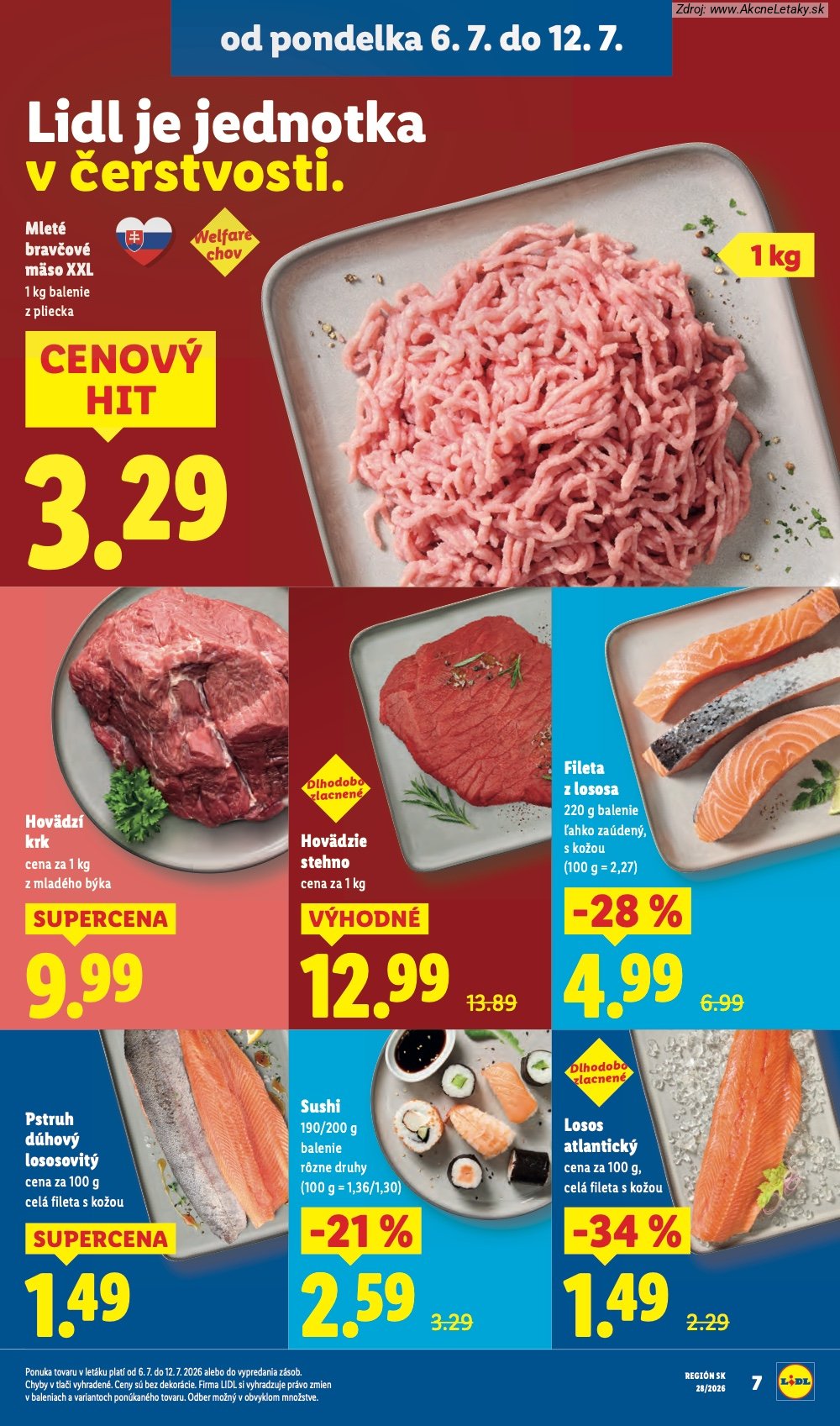 Leták Lidl (6. 7. - 12. 7. 2026) - strana 15 z 109