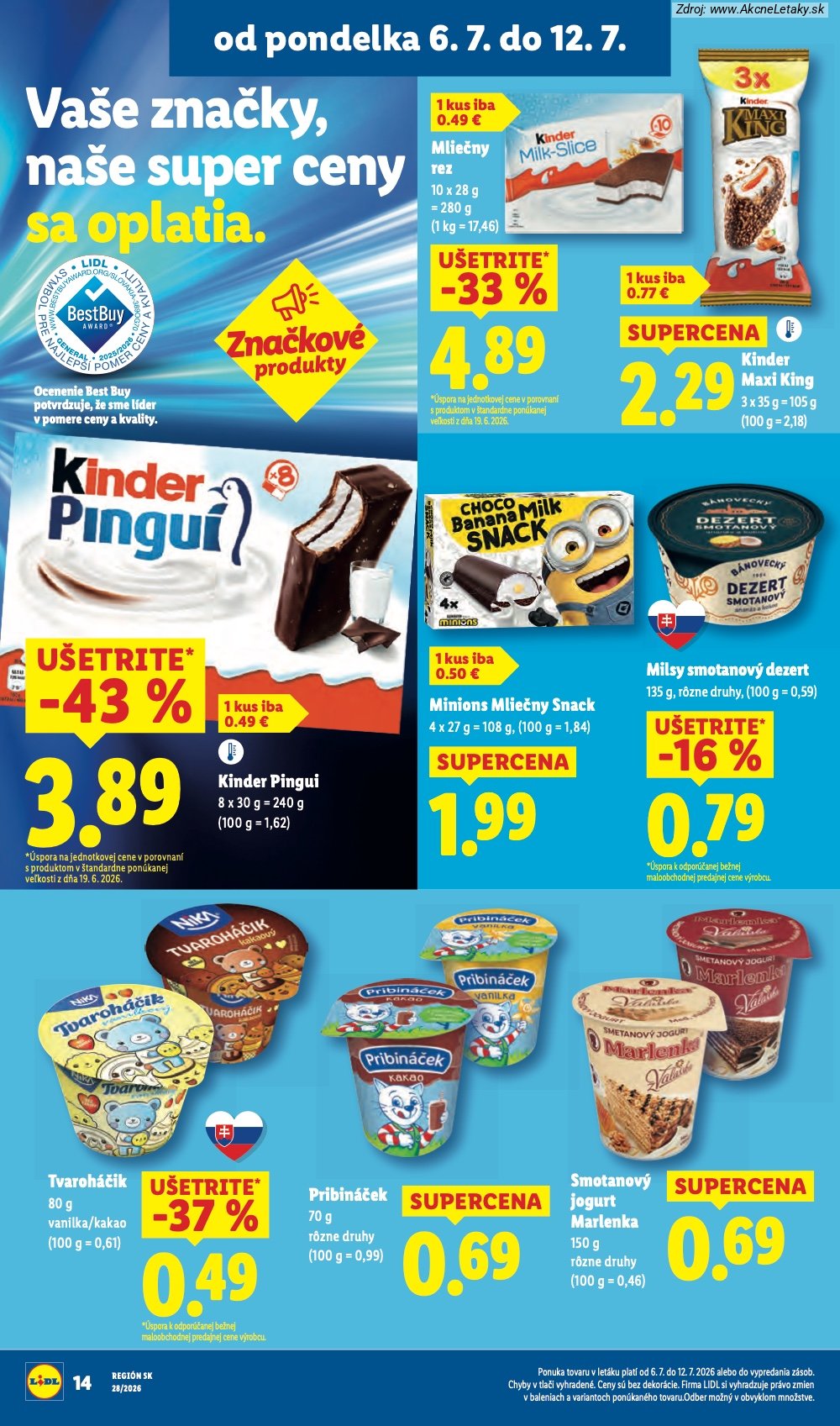Leták Lidl (6. 7. - 12. 7. 2026) - strana 24 z 109