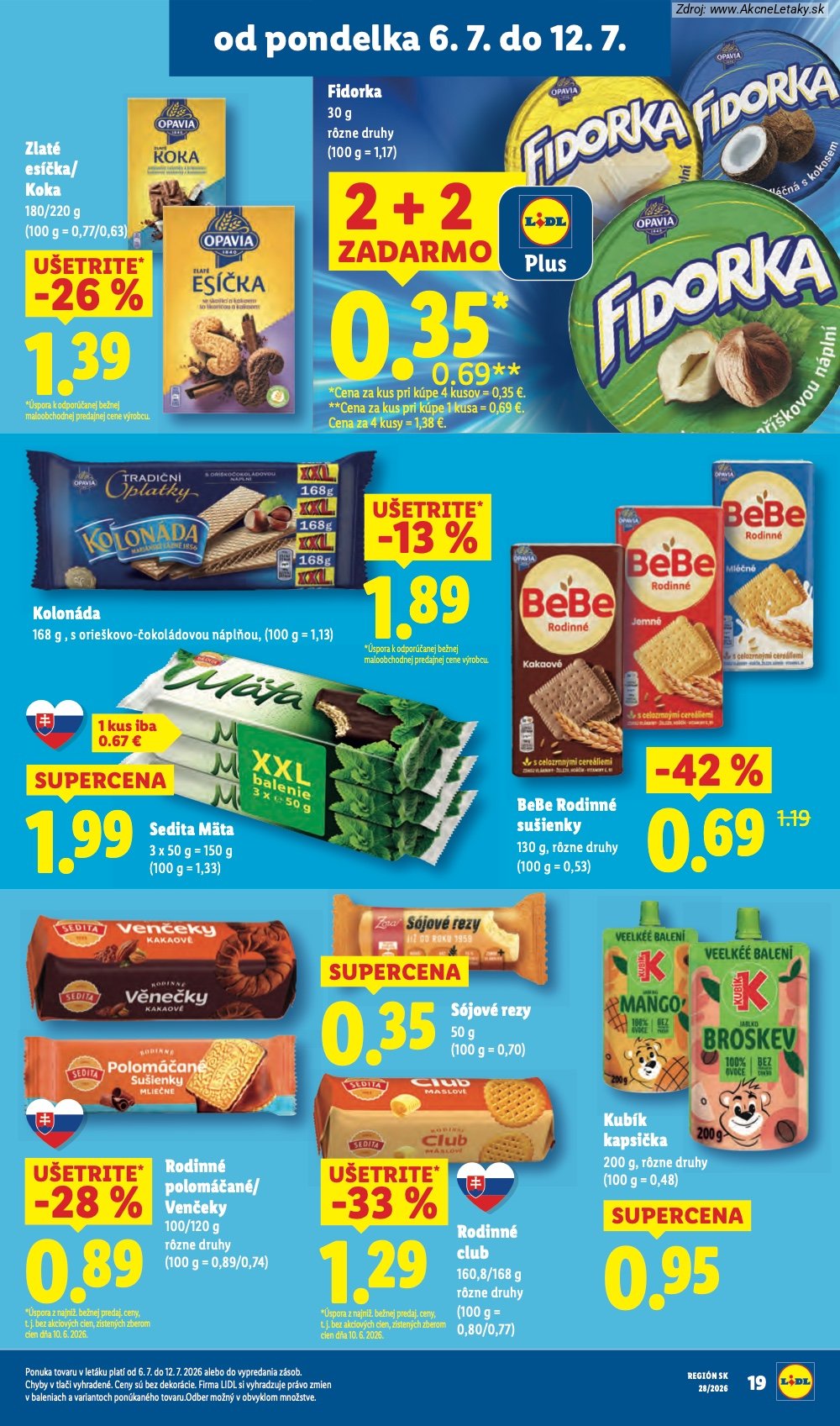 Leták Lidl (6. 7. - 12. 7. 2026) - strana 29 z 109