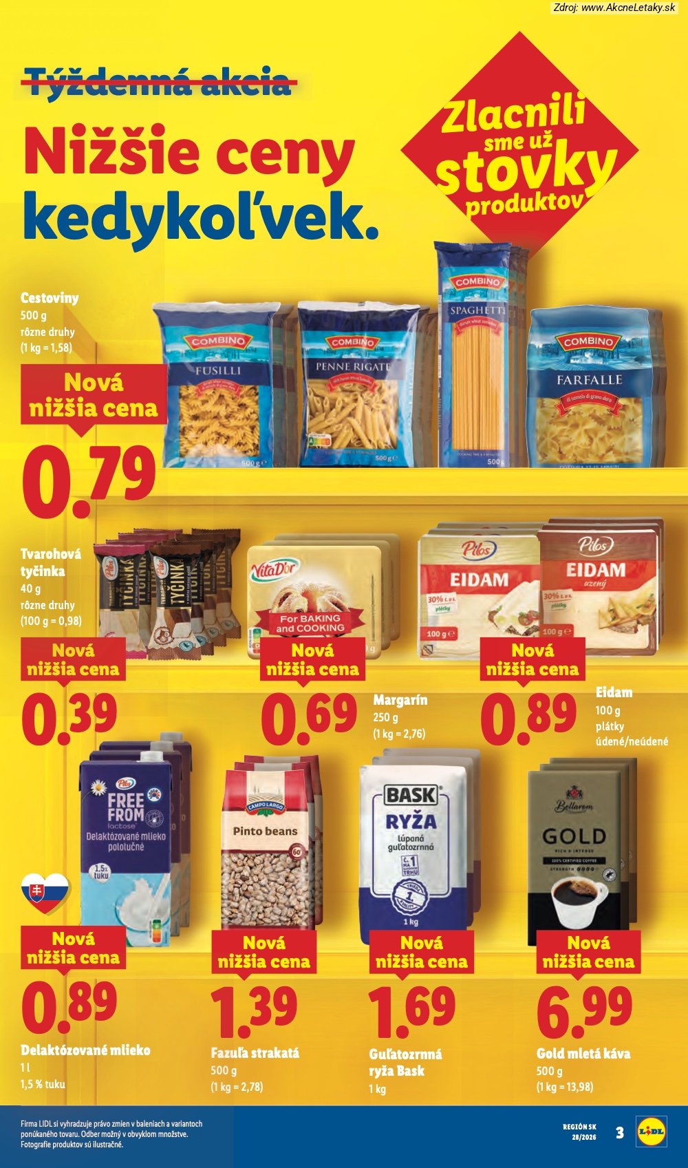 Leták Lidl (6. 7. - 12. 7. 2026) - strana 3 z 109