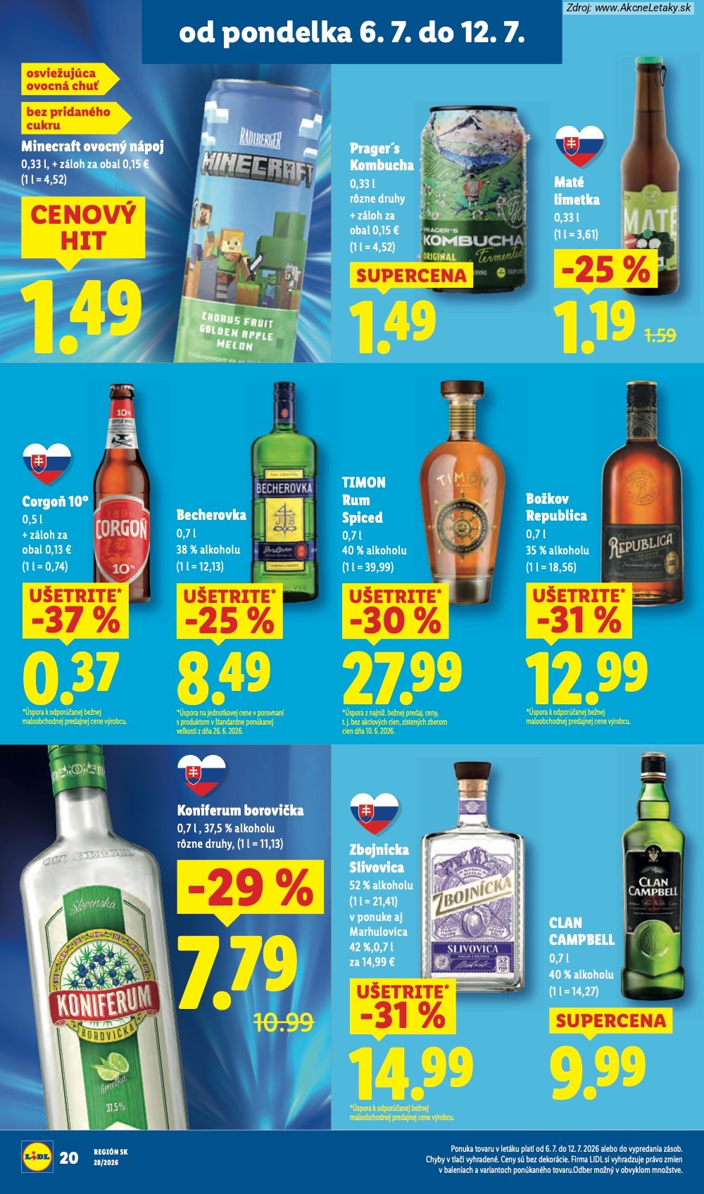 Leták Lidl (6. 7. - 12. 7. 2026) - strana 30 z 109