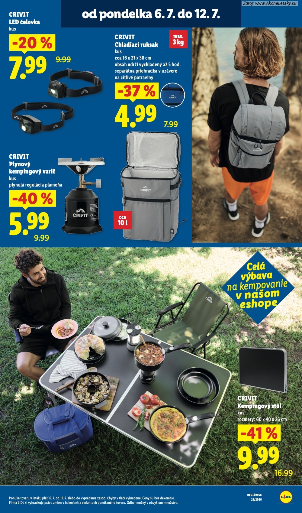 Leták Lidl (6. 7. - 12. 7. 2026) - strana 39 z 109