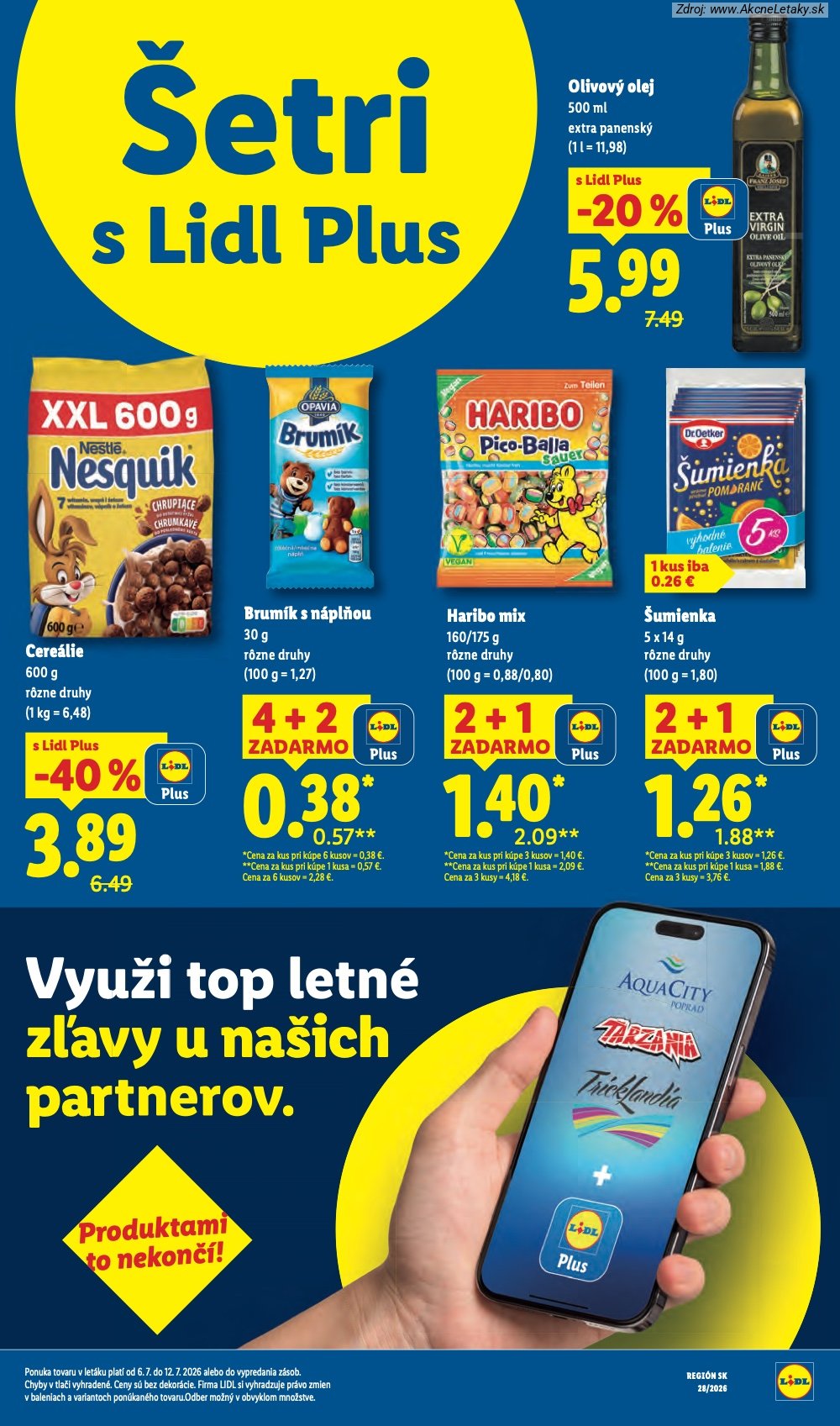 Leták Lidl (6. 7. - 12. 7. 2026) - strana 44 z 109