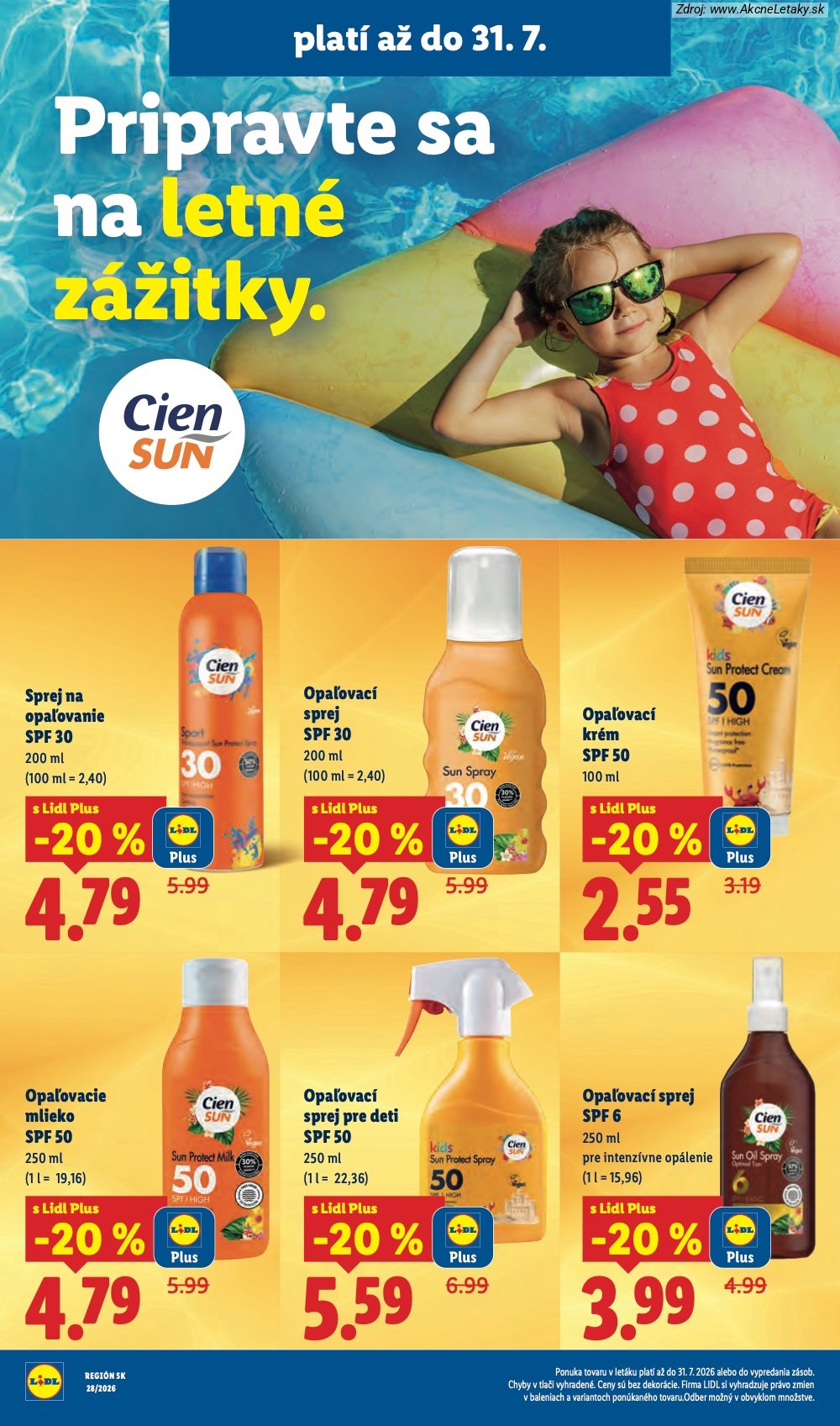 Leták Lidl (6. 7. - 12. 7. 2026) - strana 46 z 109
