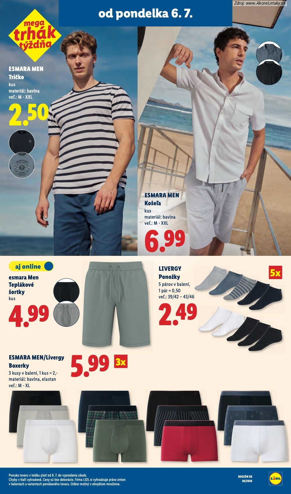 Leták Lidl (6. 7. - 12. 7. 2026) - strana 61 z 109