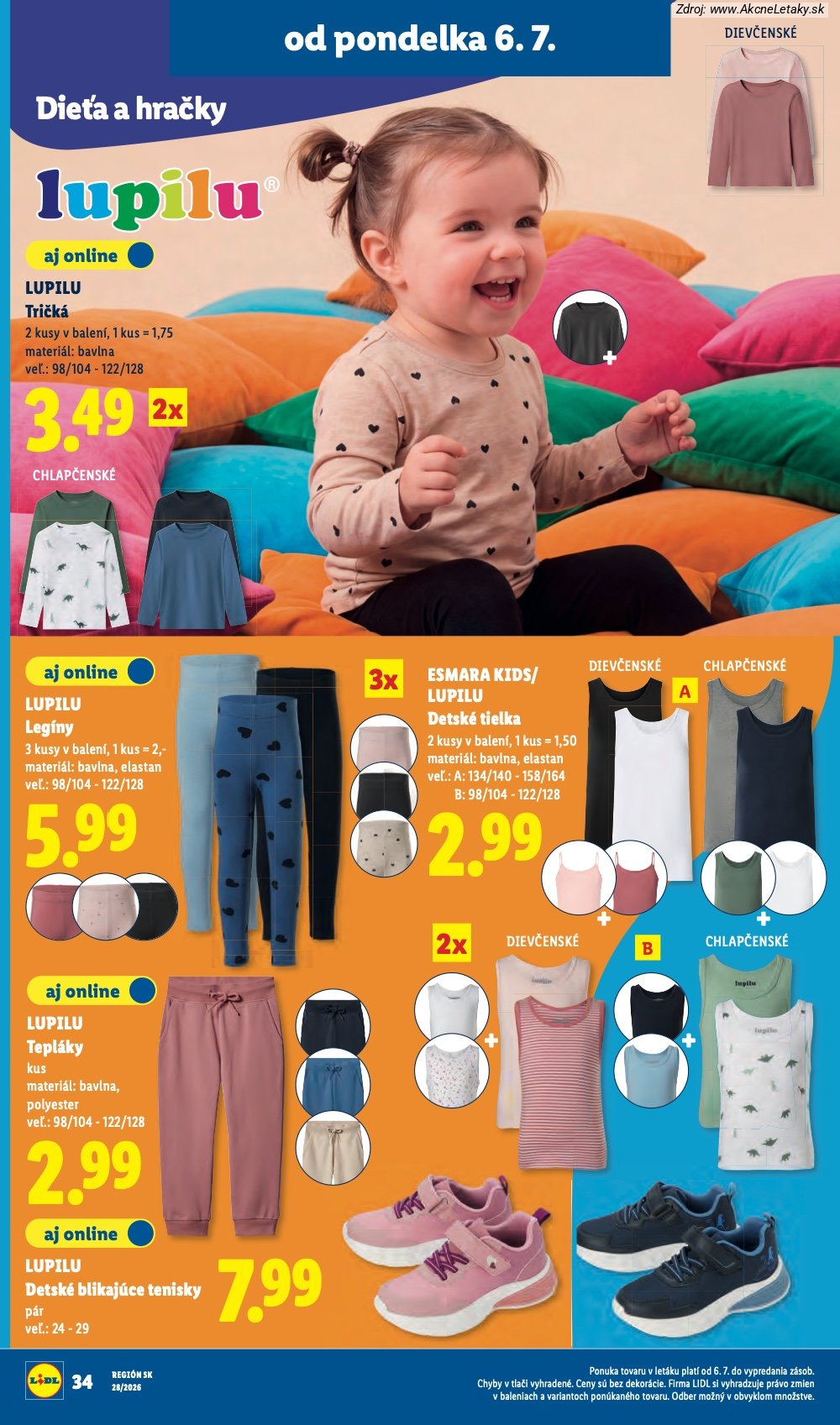 Leták Lidl (6. 7. - 12. 7. 2026) - strana 62 z 109