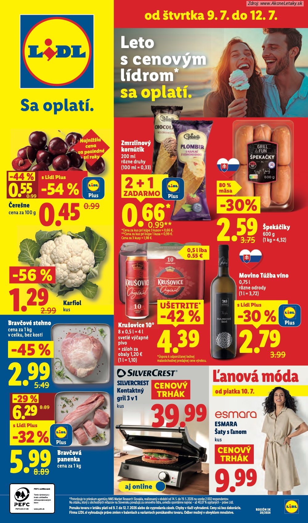Leták Lidl (6. 7. - 12. 7. 2026) - strana 66 z 109