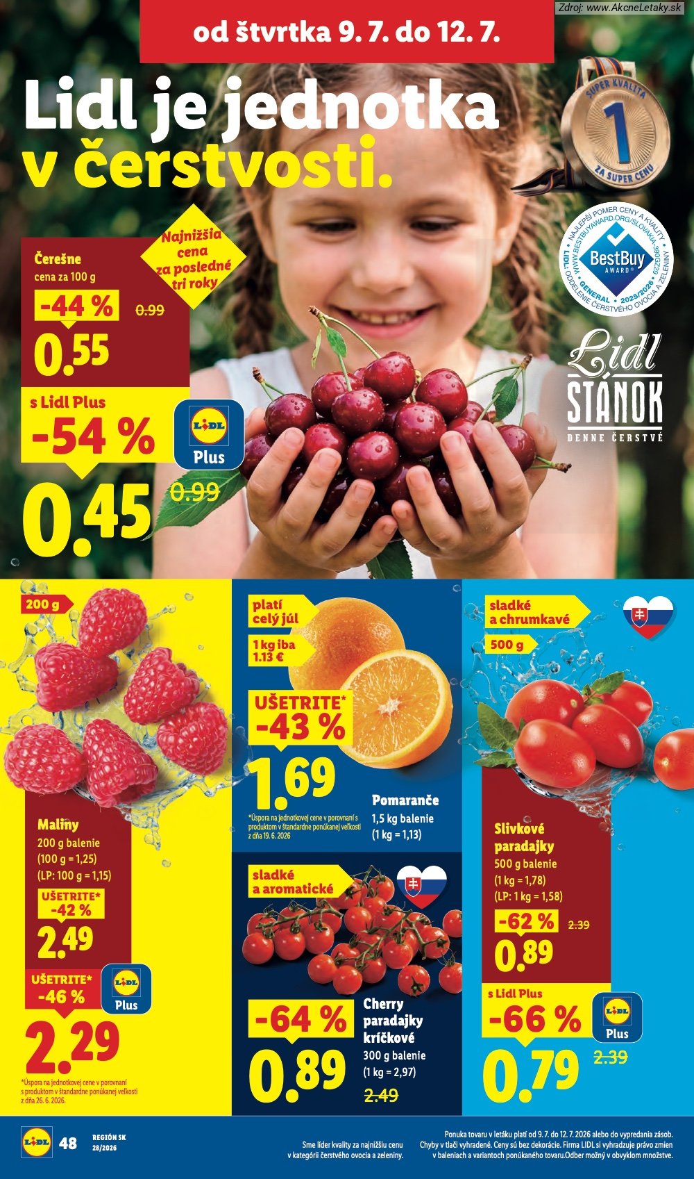 Leták Lidl (6. 7. - 12. 7. 2026) - strana 68 z 109