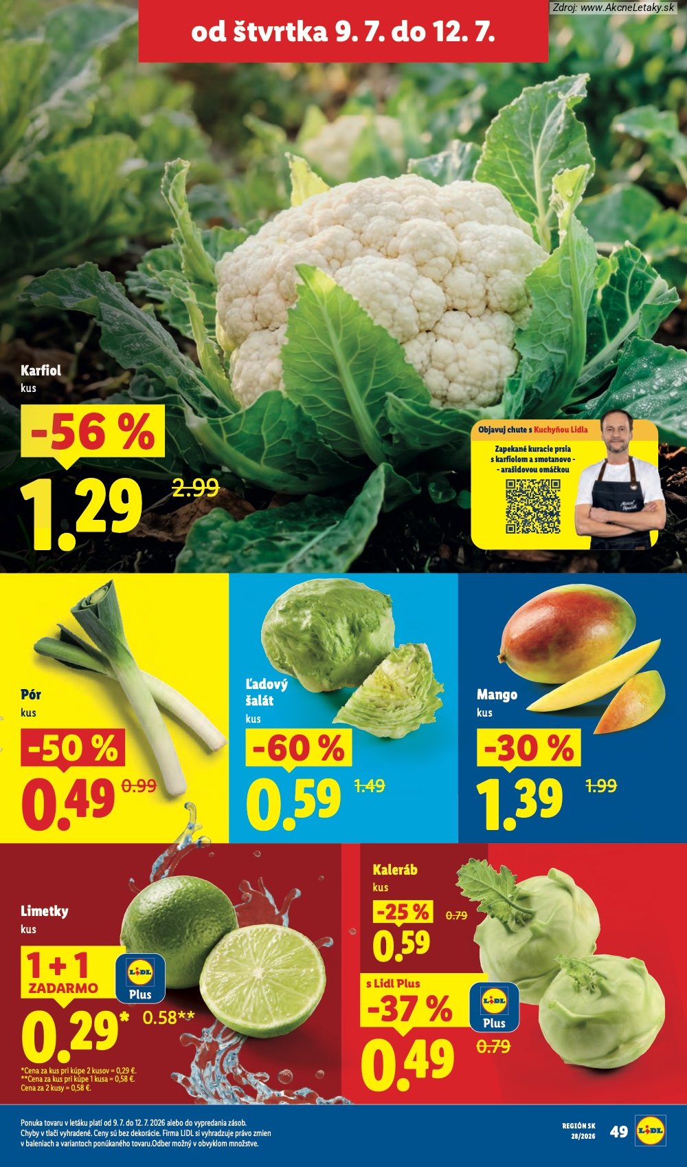 Leták Lidl (6. 7. - 12. 7. 2026) - strana 69 z 109