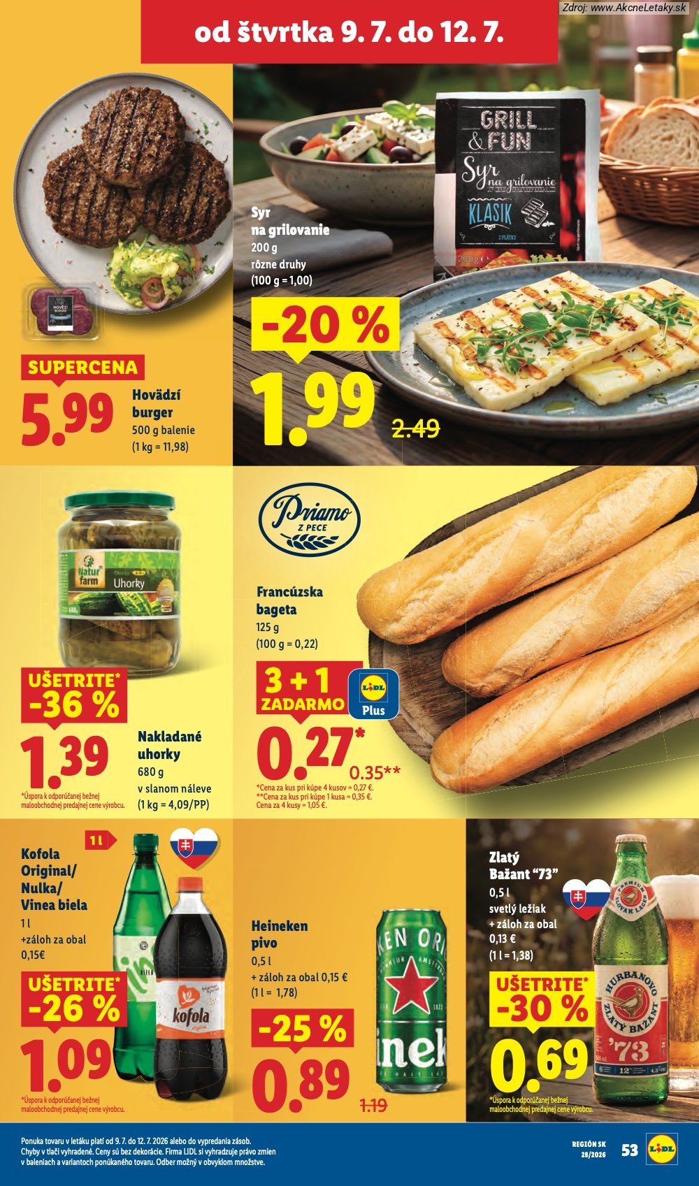 Leták Lidl (6. 7. - 12. 7. 2026) - strana 73 z 109