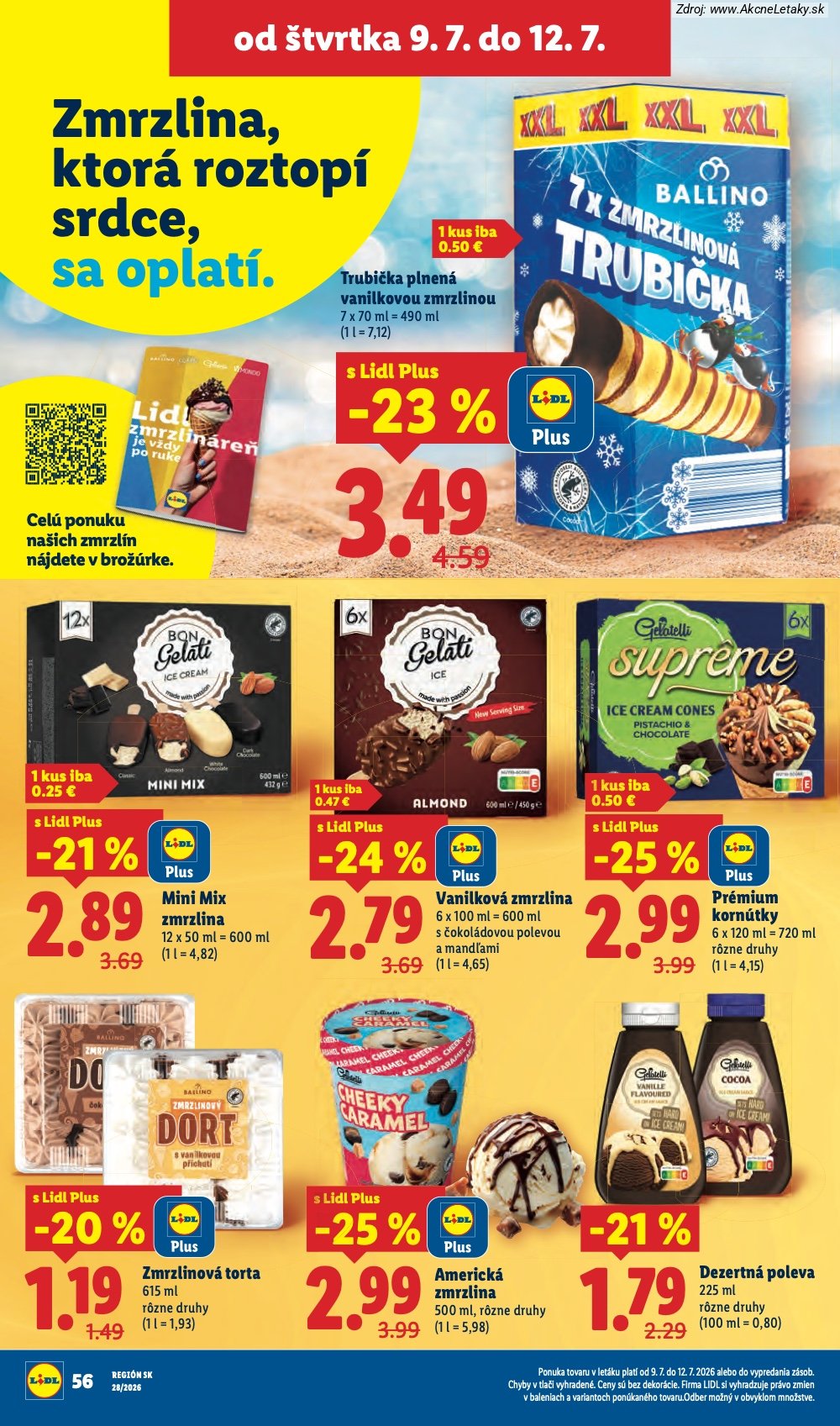 Leták Lidl (6. 7. - 12. 7. 2026) - strana 80 z 109