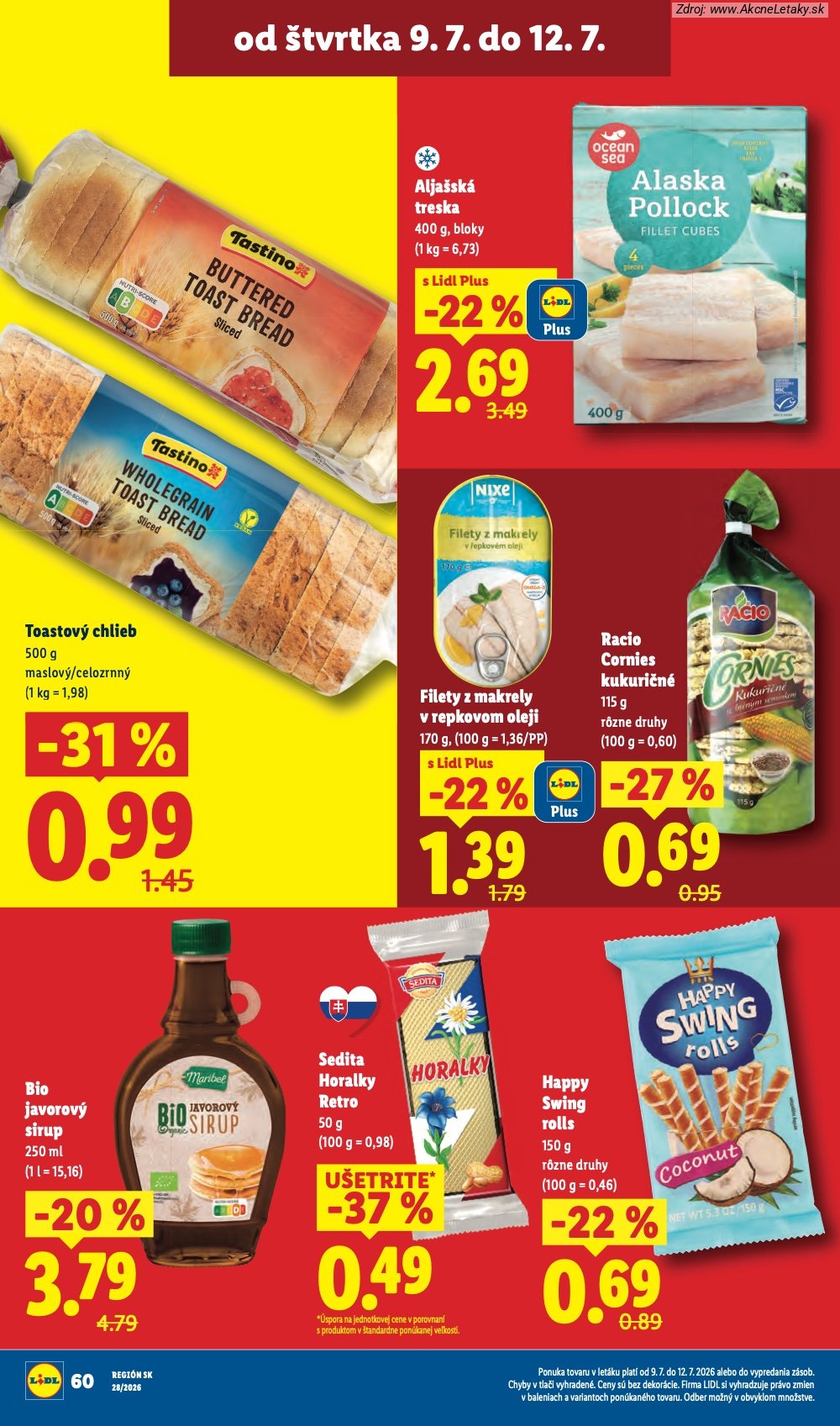 Leták Lidl (6. 7. - 12. 7. 2026) - strana 86 z 109