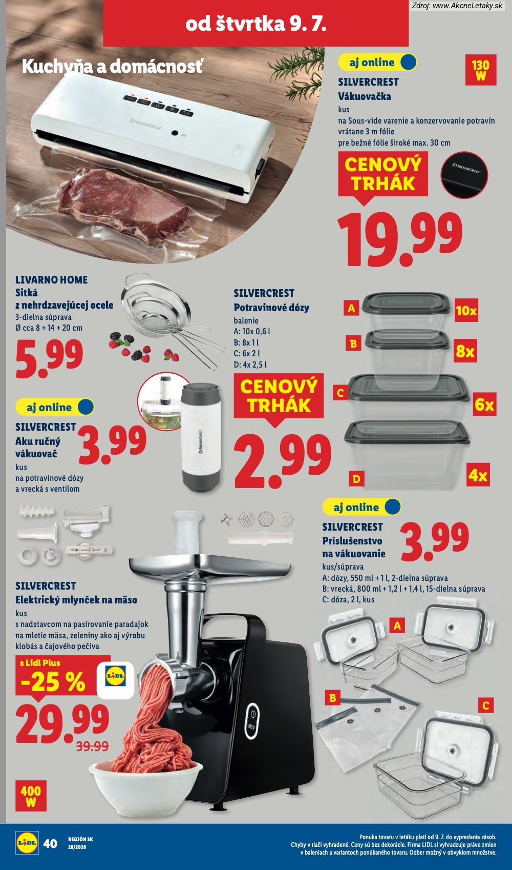 Leták Lidl (6. 7. - 12. 7. 2026) - strana 90 z 109