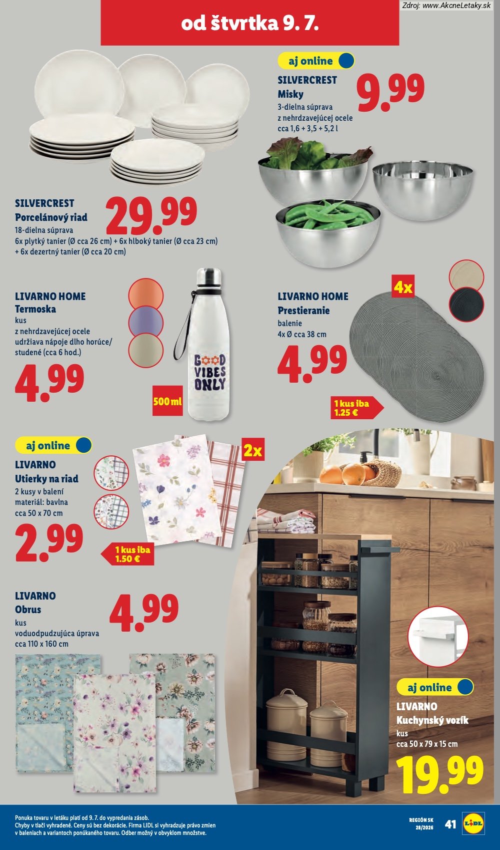 Leták Lidl (6. 7. - 12. 7. 2026) - strana 91 z 109