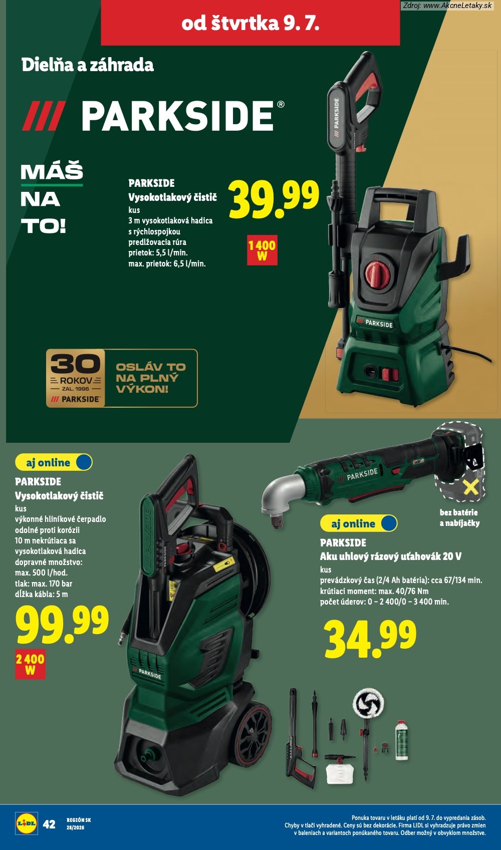 Leták Lidl (6. 7. - 12. 7. 2026) - strana 94 z 109