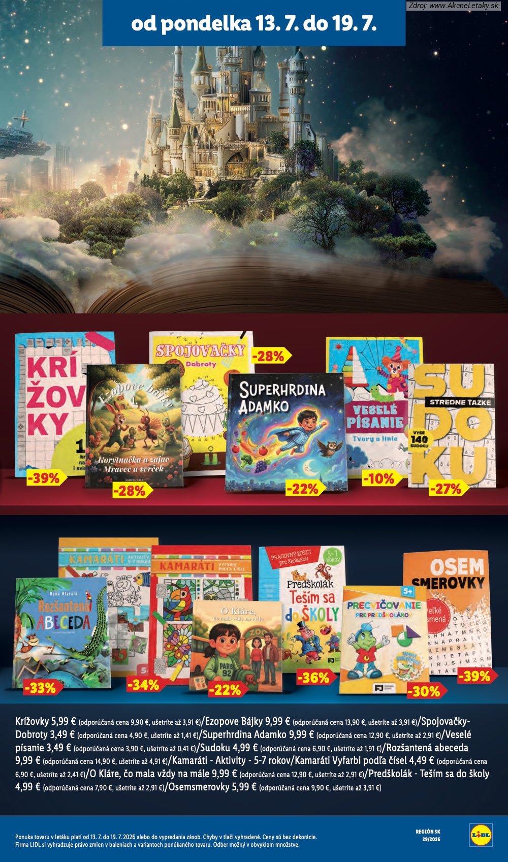 Leták Lidl (13. 7. - 19. 7. 2026) - strana 39 z 94