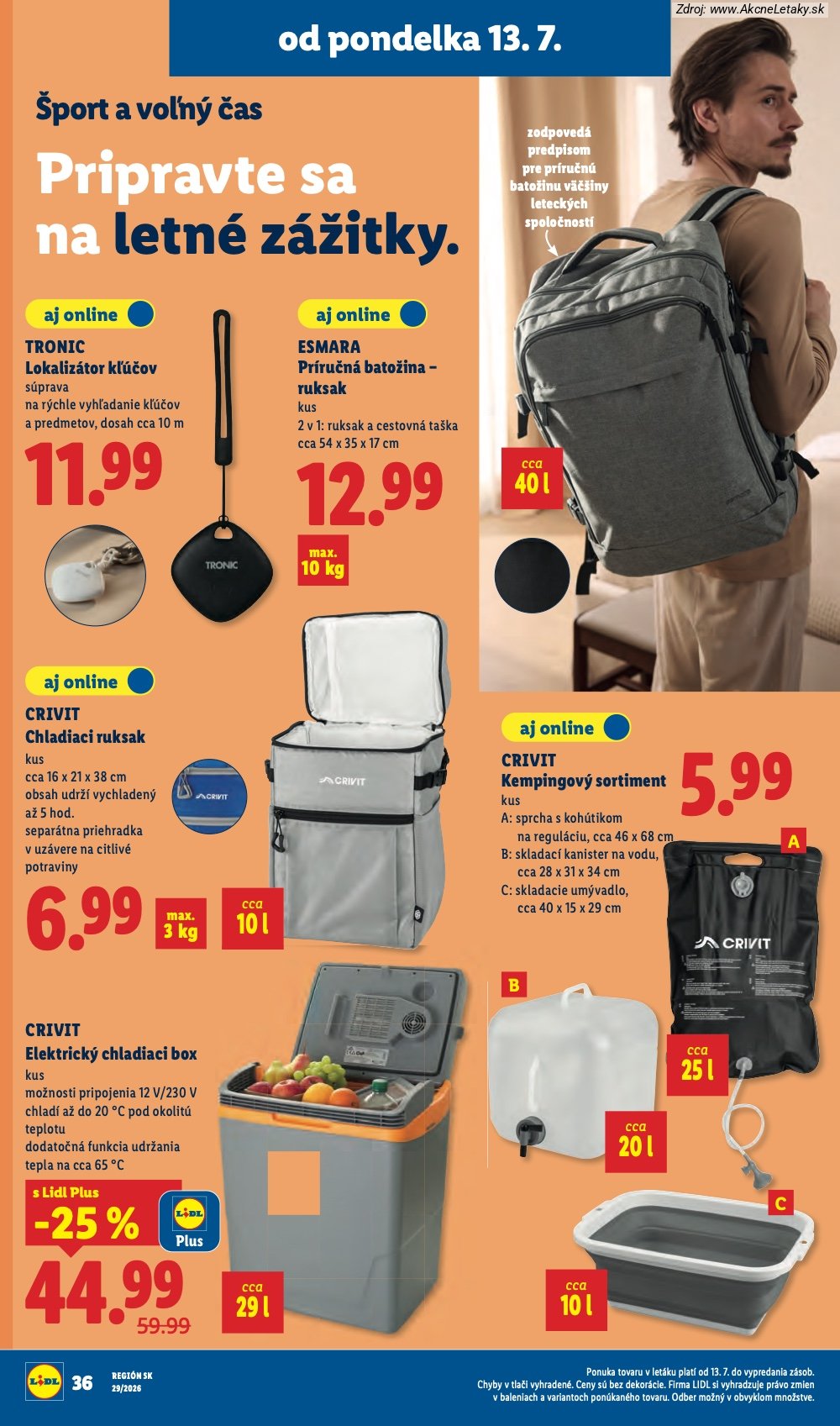 Leták Lidl (13. 7. - 19. 7. 2026) - strana 46 z 94