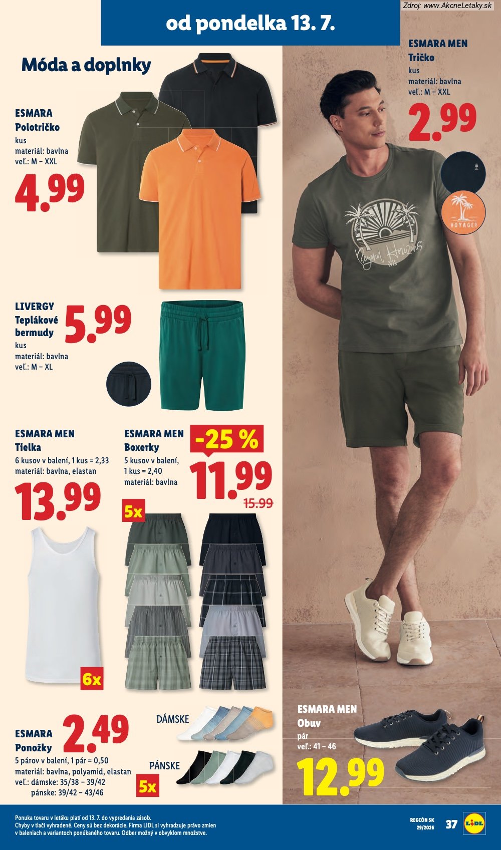 Leták Lidl (13. 7. - 19. 7. 2026) - strana 47 z 94