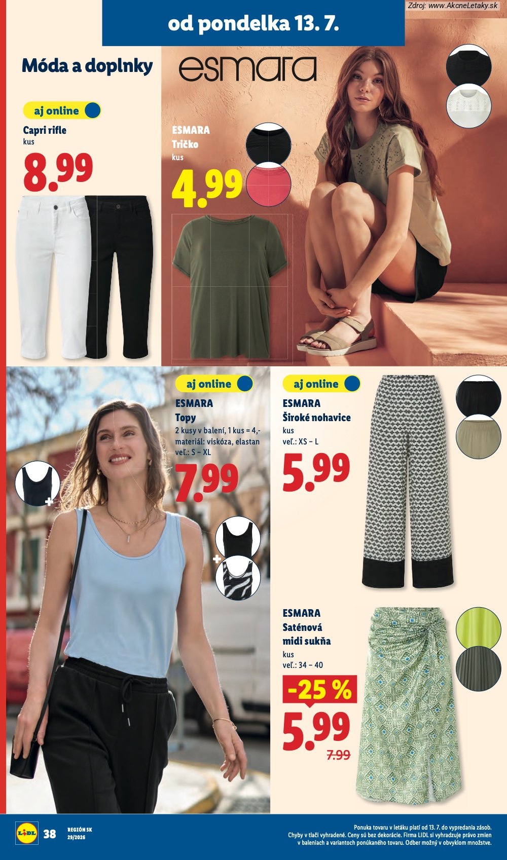 Leták Lidl (13. 7. - 19. 7. 2026) - strana 48 z 94