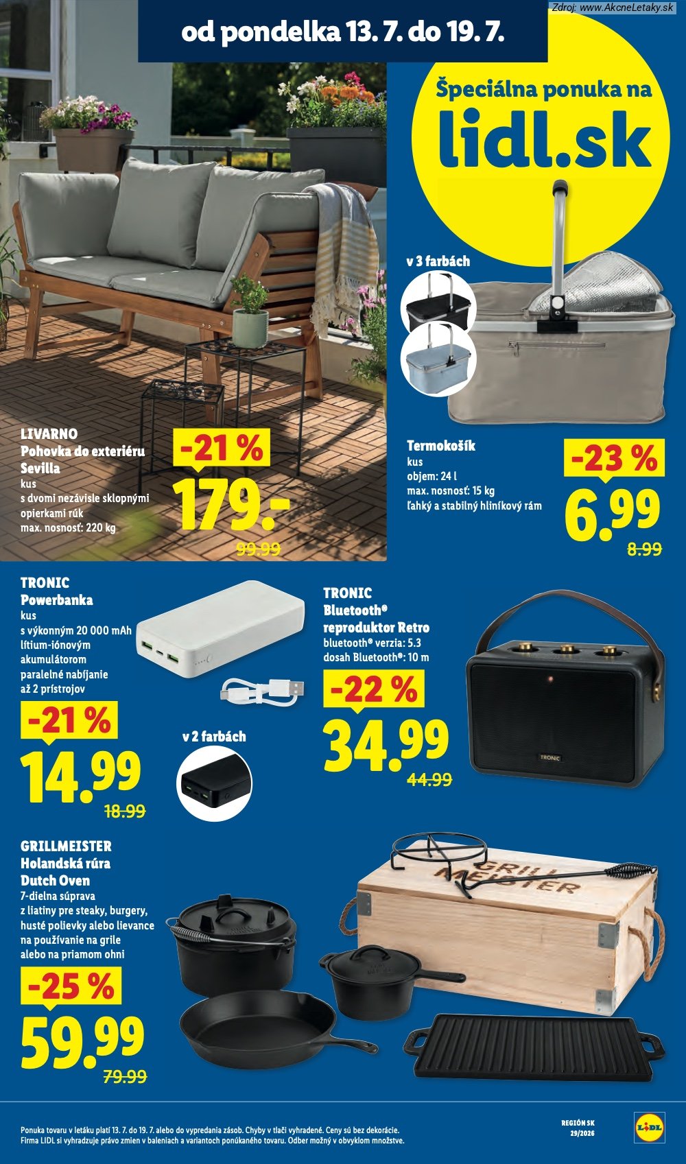 Leták Lidl (13. 7. - 19. 7. 2026) - strana 5 z 94