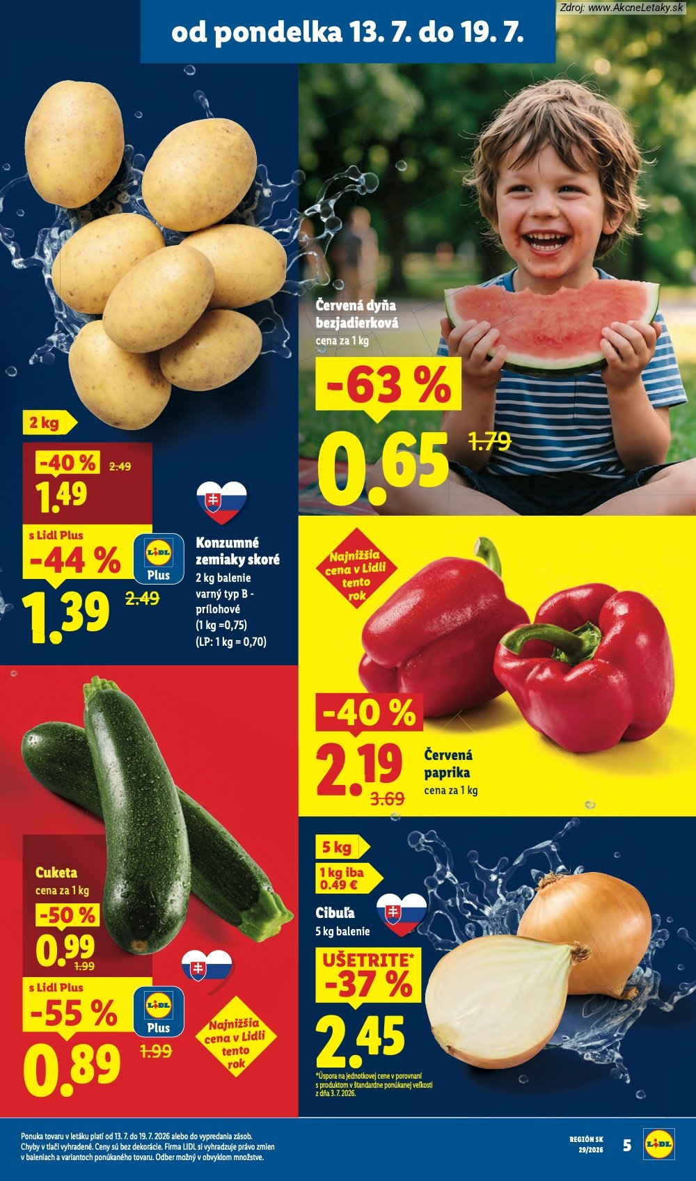 Leták Lidl (13. 7. - 19. 7. 2026) - strana 9 z 94