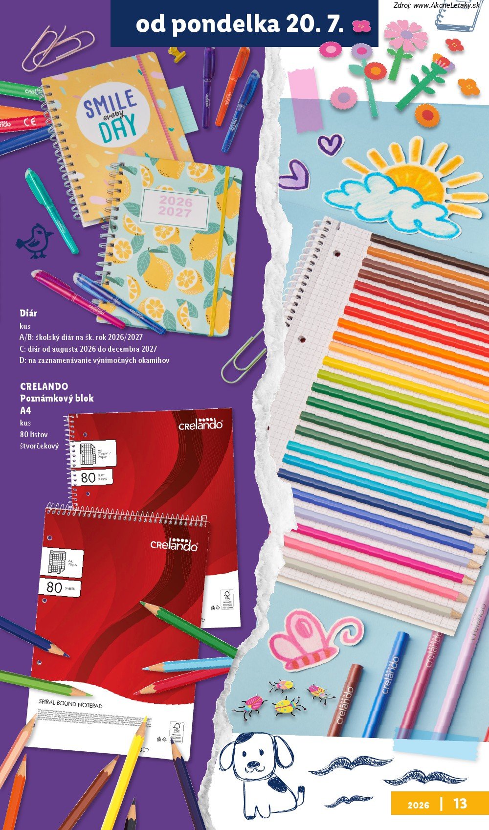 Leták Lidl (20. 7. - 31. 8. 2026) - strana 13 z 26