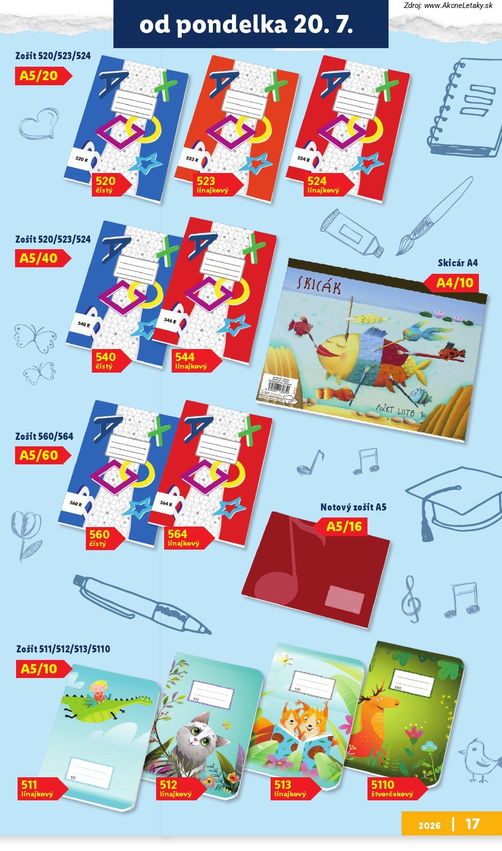 Leták Lidl (20. 7. - 31. 8. 2026) - strana 17 z 26