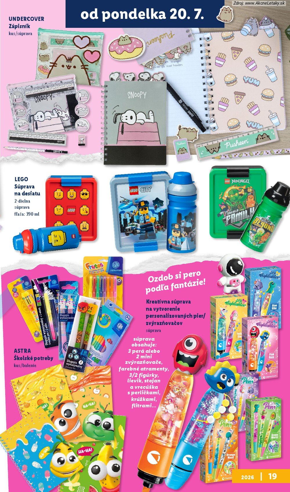 Leták Lidl (20. 7. - 31. 8. 2026) - strana 19 z 26