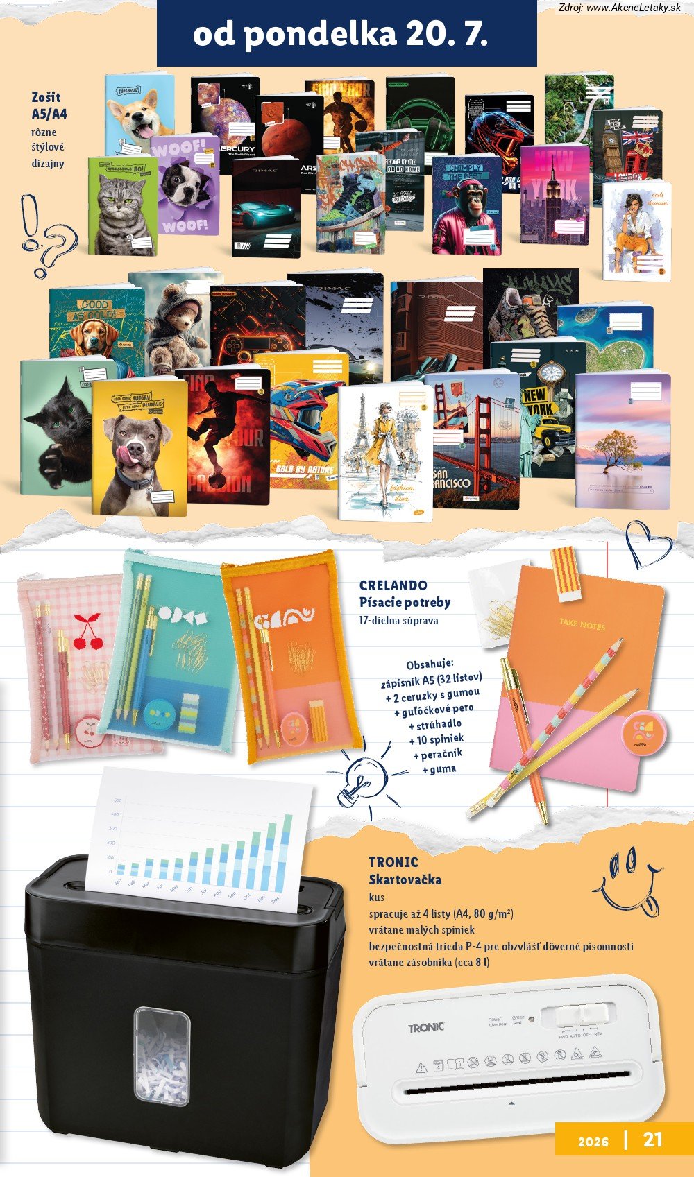 Leták Lidl (20. 7. - 31. 8. 2026) - strana 21 z 26
