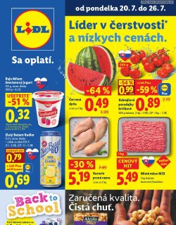 Leták Lidl