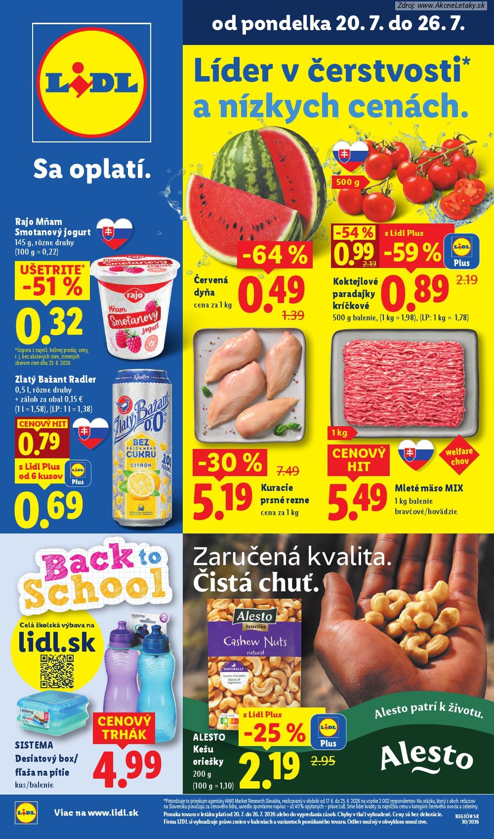 Leták Lidl - strana 1