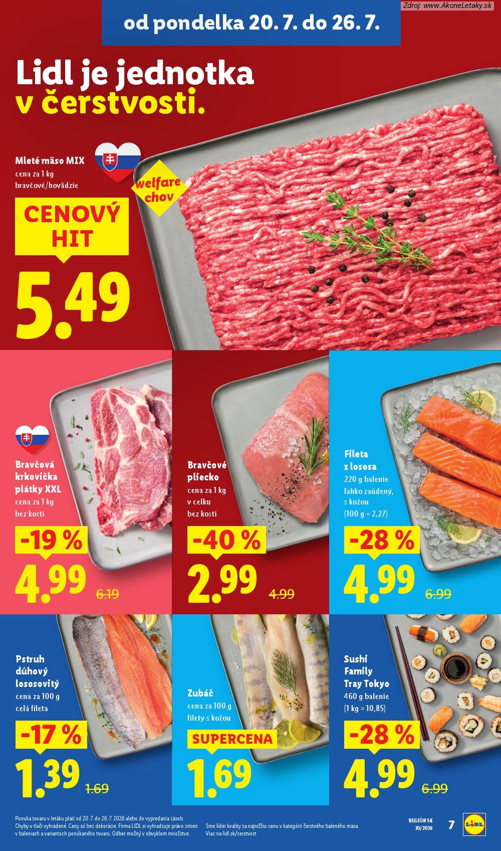 Leták Lidl (20. 7. - 26. 7. 2026) - strana 13 z 108