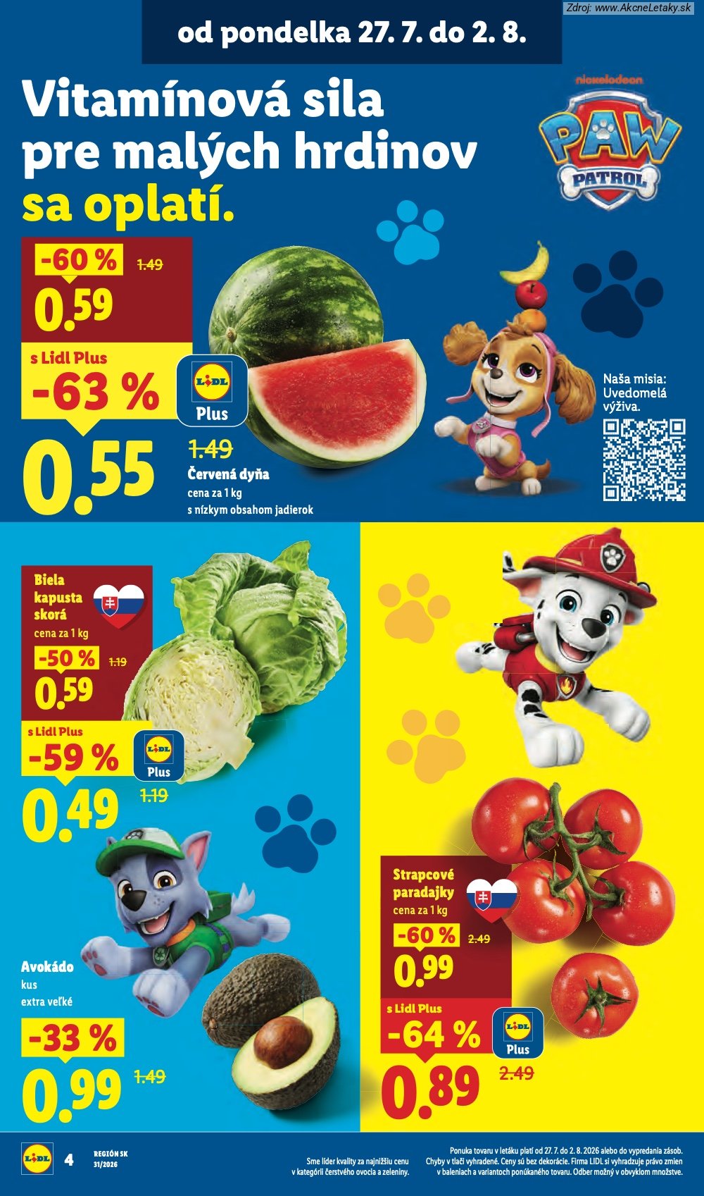 Leták Lidl (27. 7. - 2. 8. 2026) - strana 10 z 108