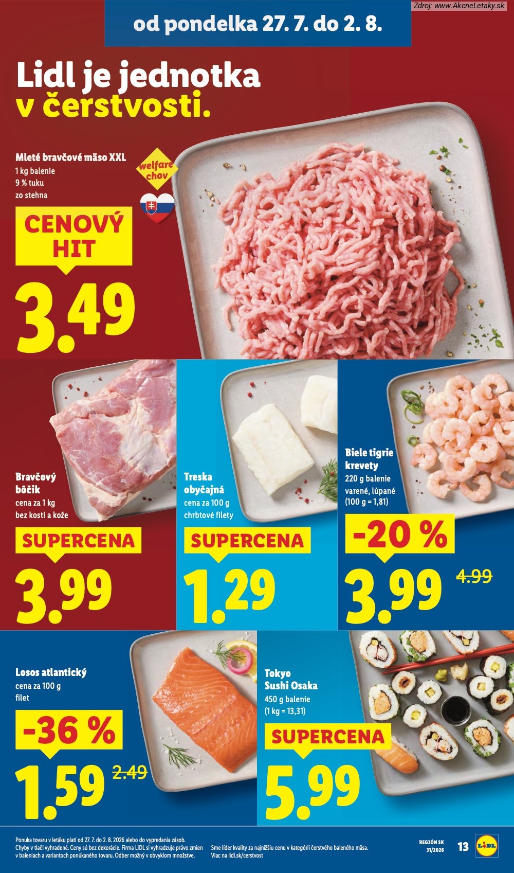 Leták Lidl (27. 7. - 2. 8. 2026) - strana 15 z 108