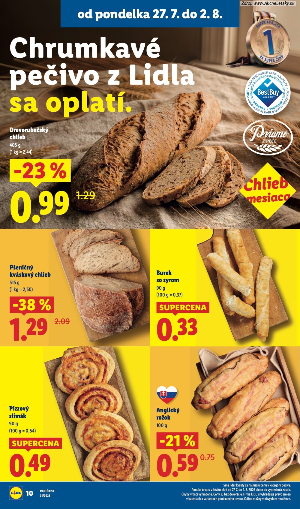 Leták Lidl (27. 7. - 2. 8. 2026) - strana 16 z 108