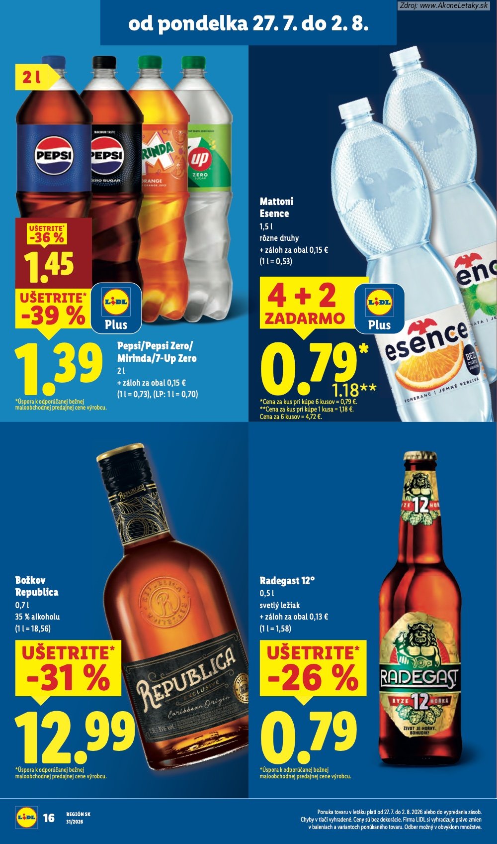 Leták Lidl (27. 7. - 2. 8. 2026) - strana 21 z 108