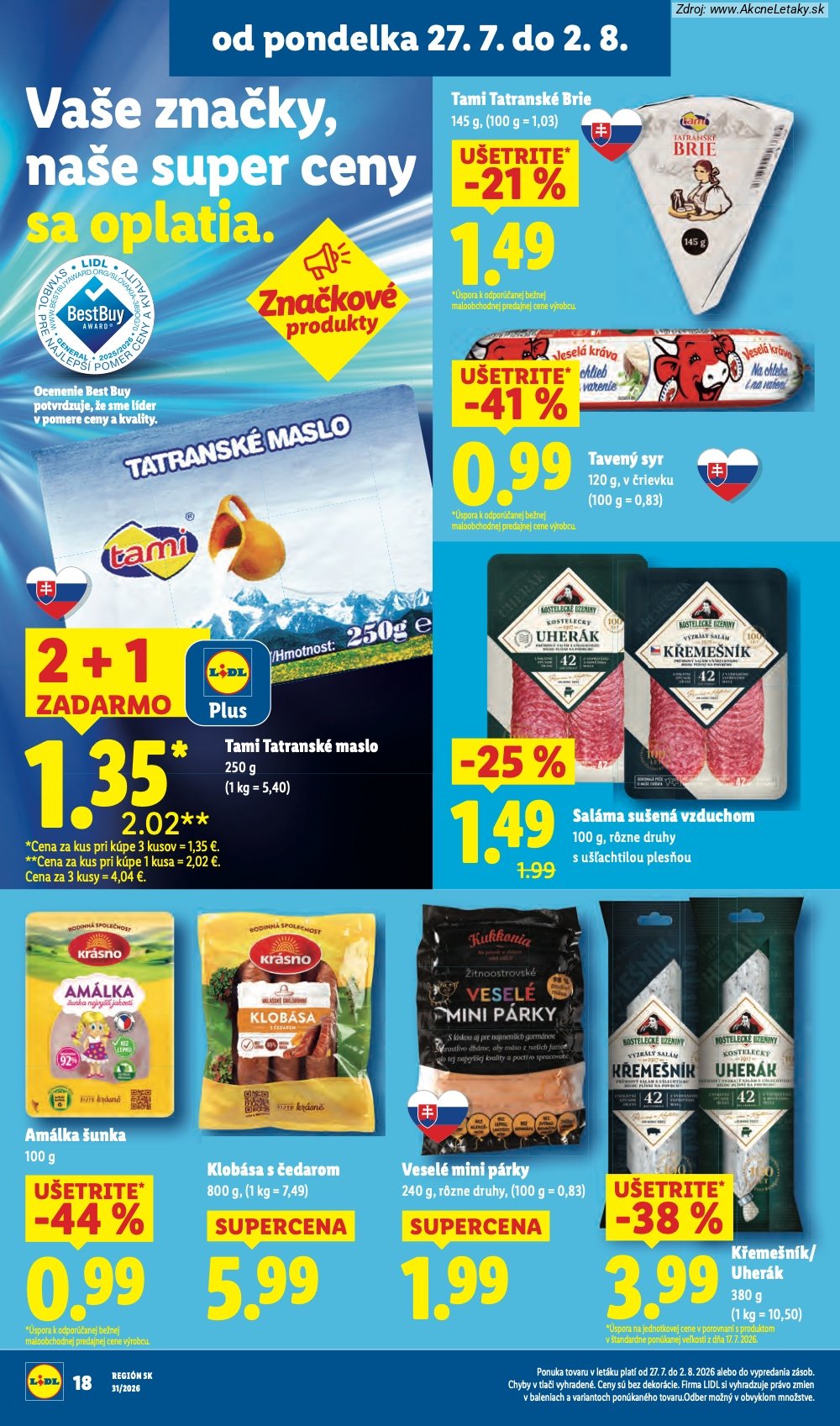 Leták Lidl (27. 7. - 2. 8. 2026) - strana 26 z 108