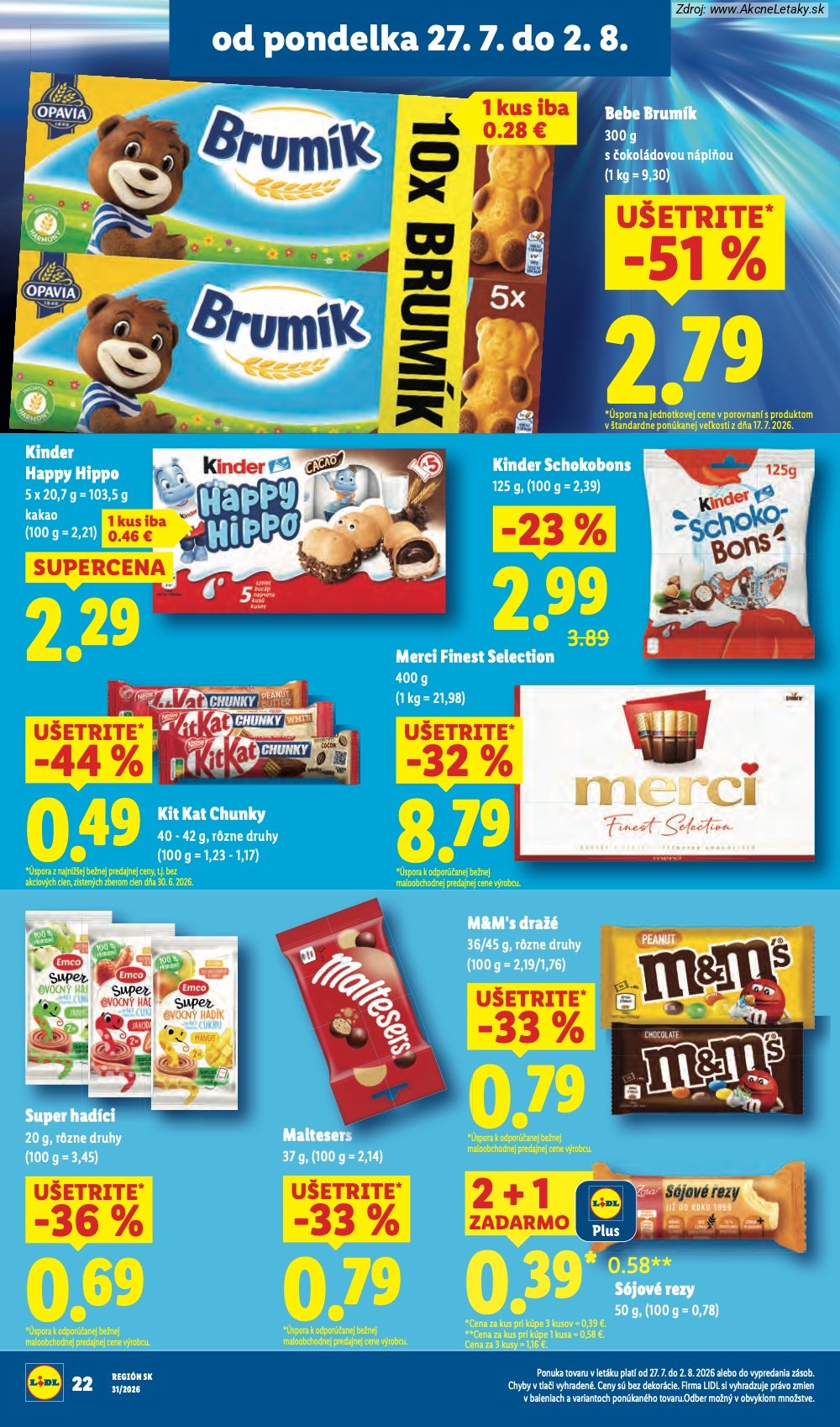 Leták Lidl (27. 7. - 2. 8. 2026) - strana 30 z 108