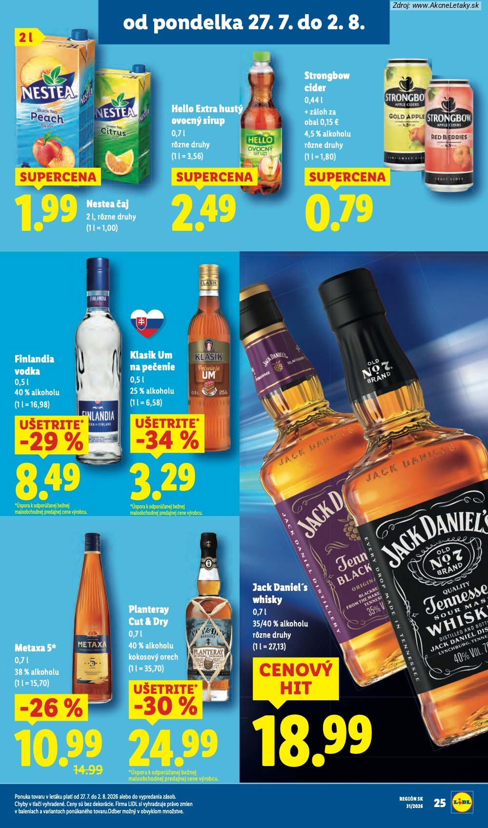 Leták Lidl (27. 7. - 2. 8. 2026) - strana 35 z 108