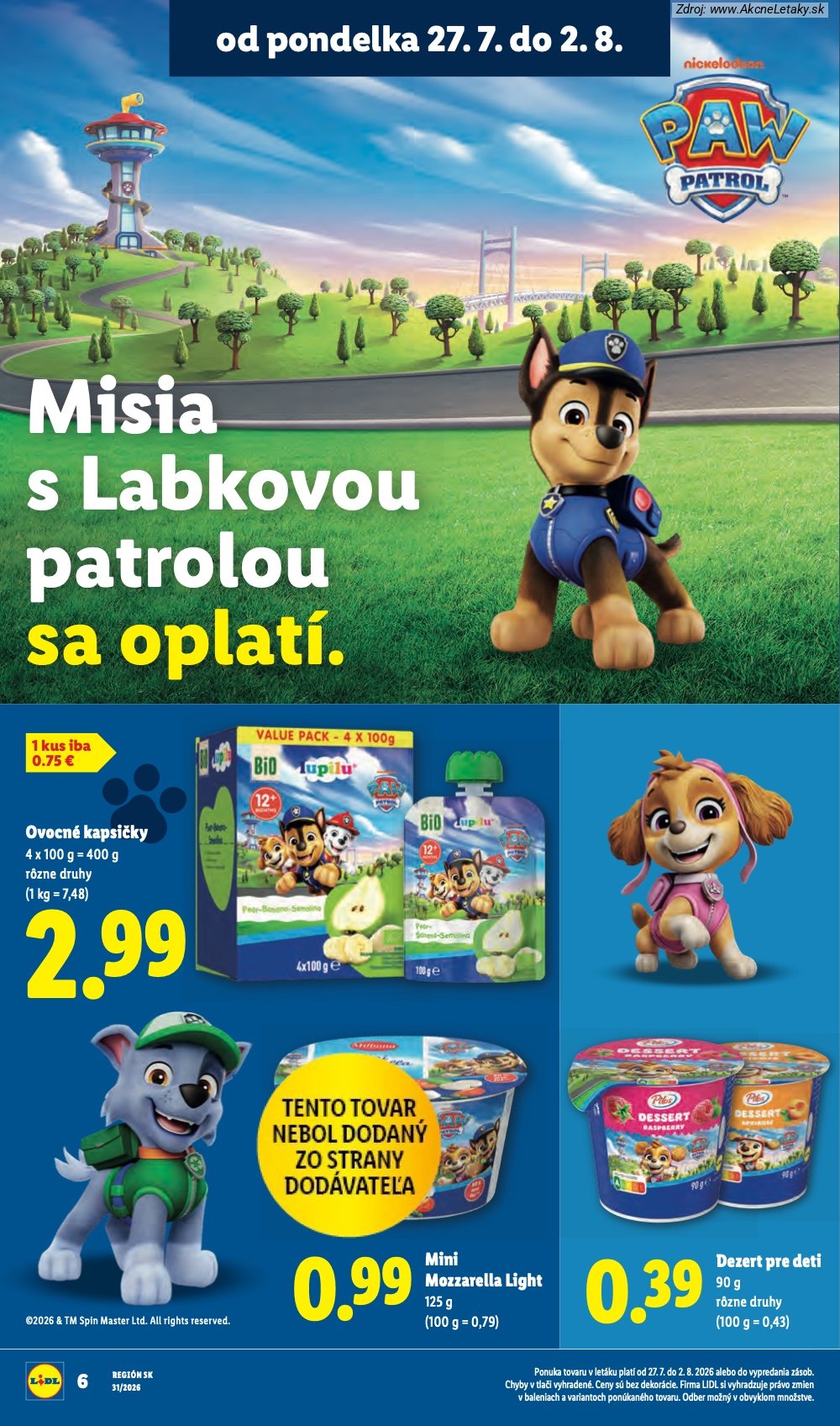 Leták Lidl (27. 7. - 2. 8. 2026) - strana 38 z 108