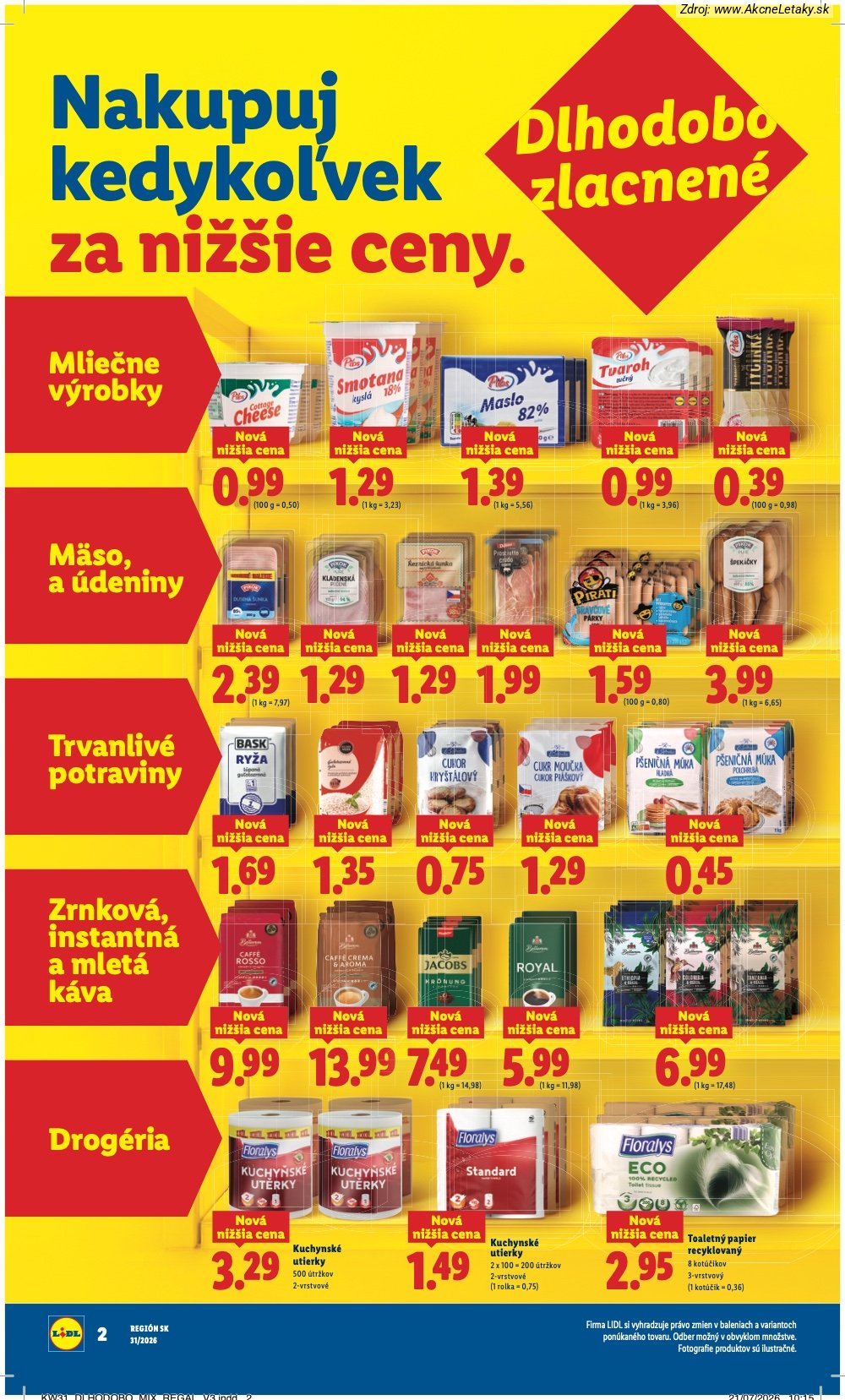 Leták Lidl (27. 7. - 2. 8. 2026) - strana 4 z 108