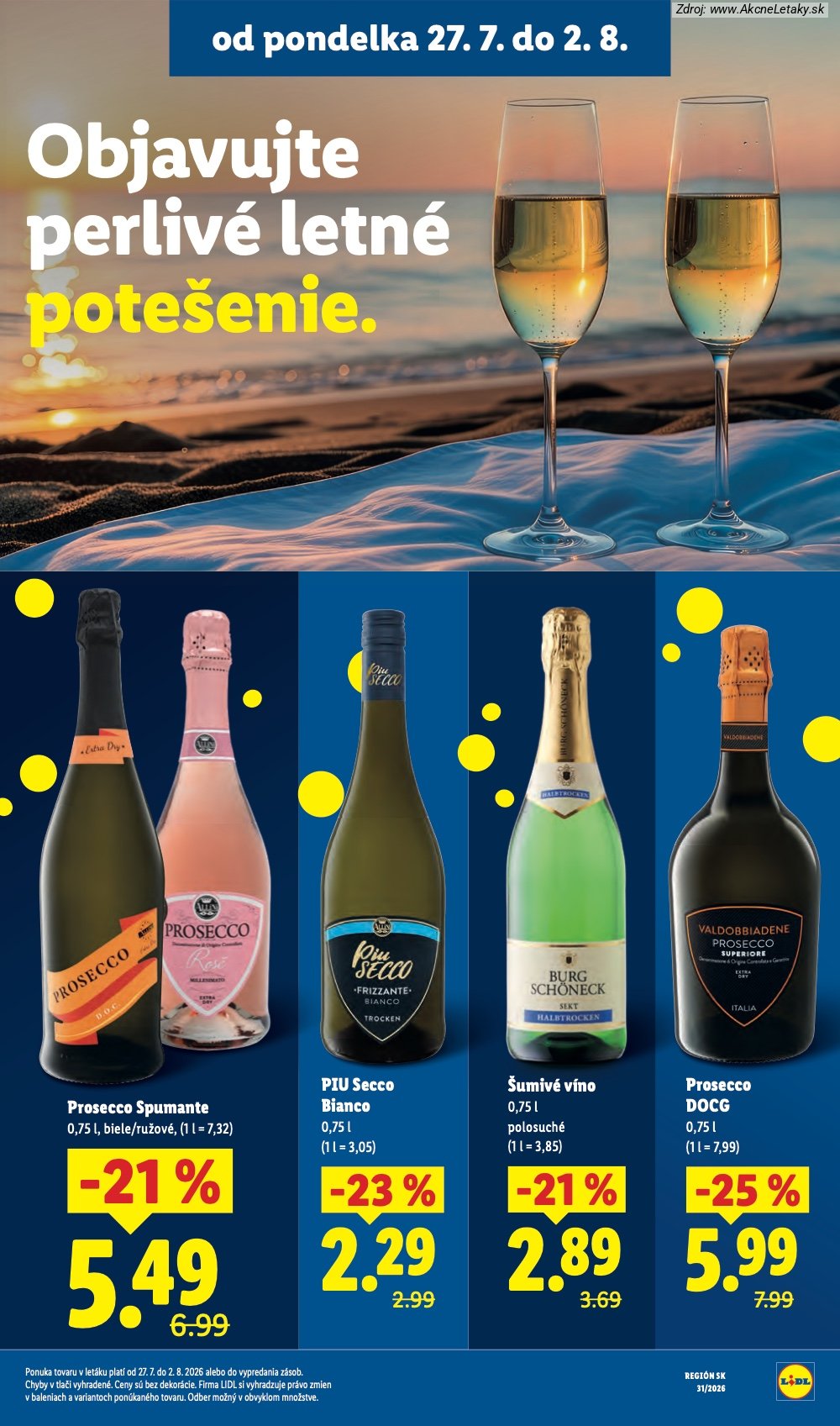 Leták Lidl (27. 7. - 2. 8. 2026) - strana 44 z 108