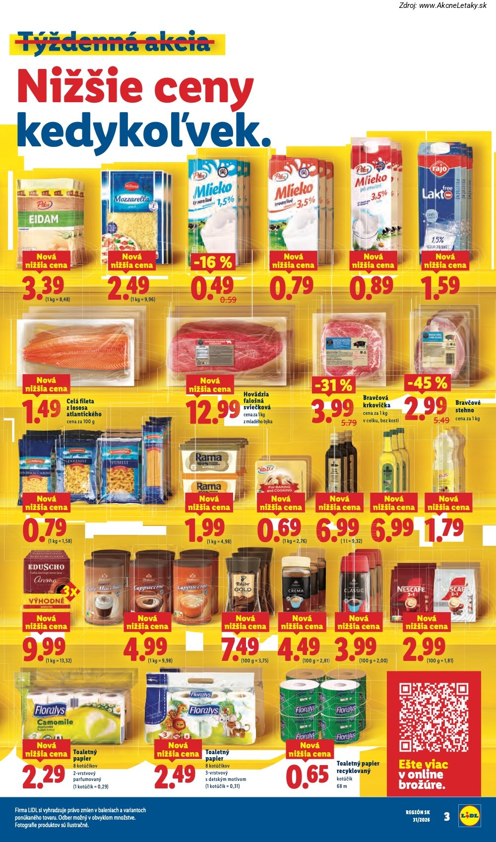 Leták Lidl (27. 7. - 2. 8. 2026) - strana 5 z 108