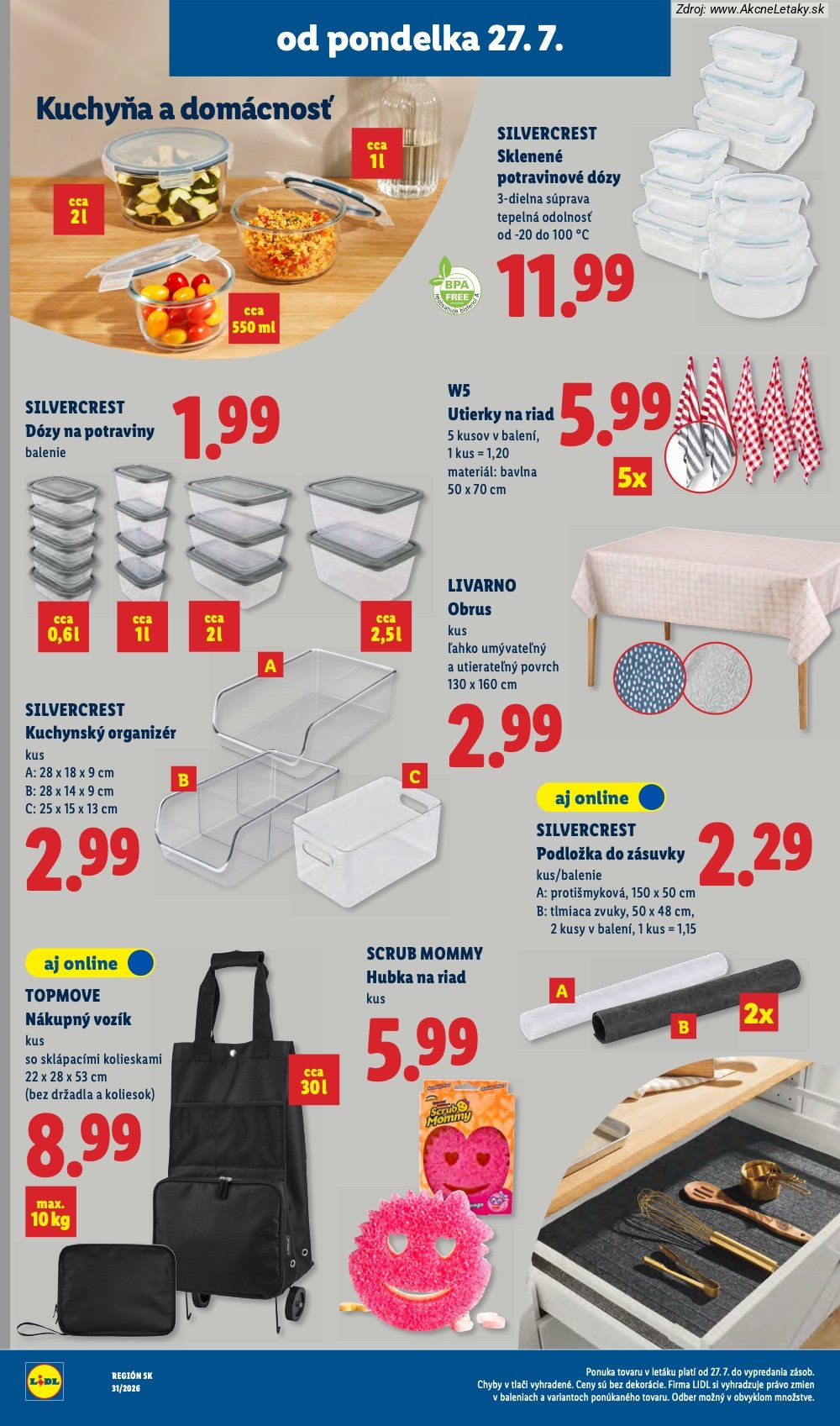 Leták Lidl (27. 7. - 2. 8. 2026) - strana 58 z 108