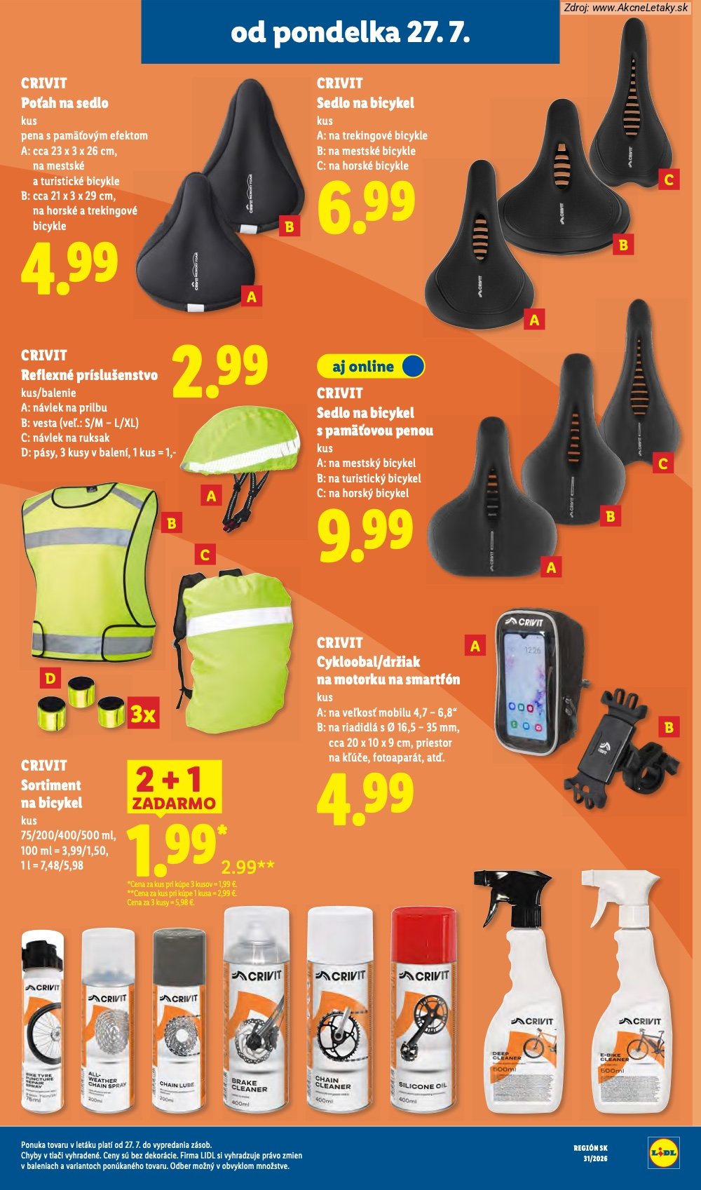 Leták Lidl (27. 7. - 2. 8. 2026) - strana 61 z 108