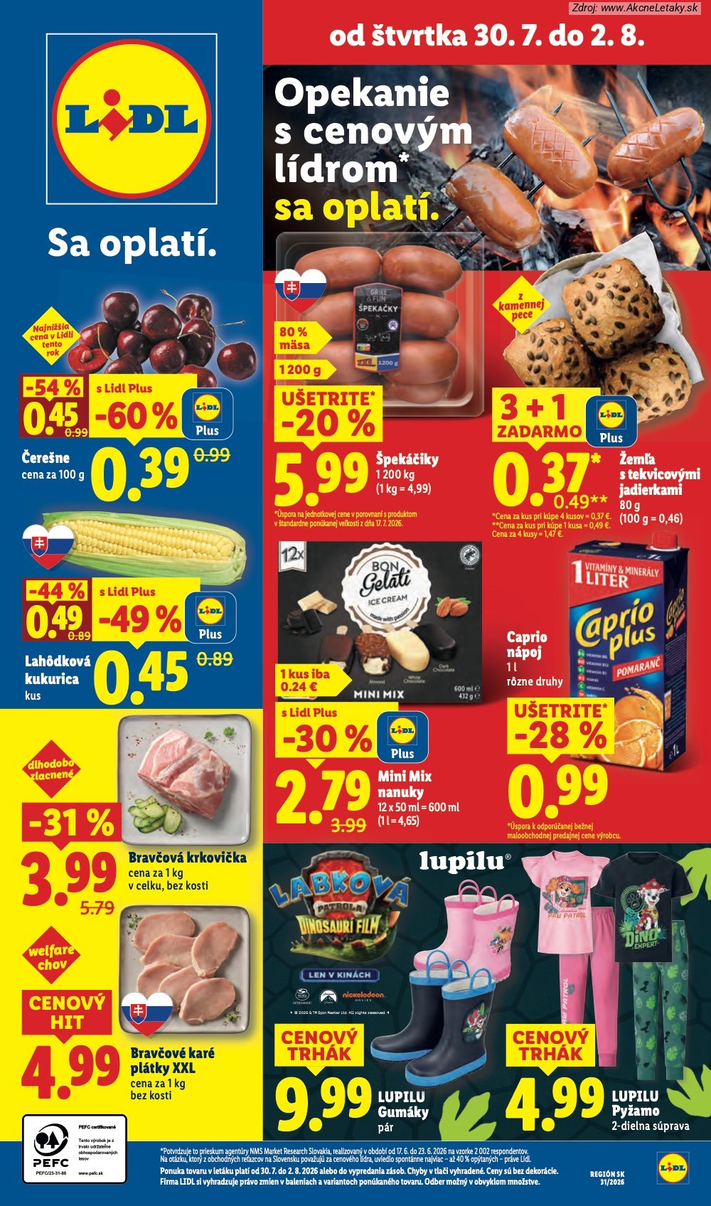 Leták Lidl (27. 7. - 2. 8. 2026) - strana 62 z 108