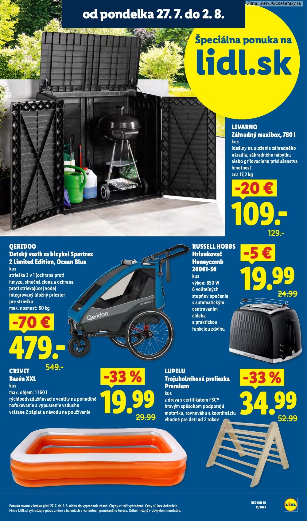 Leták Lidl (27. 7. - 2. 8. 2026) - strana 7 z 108