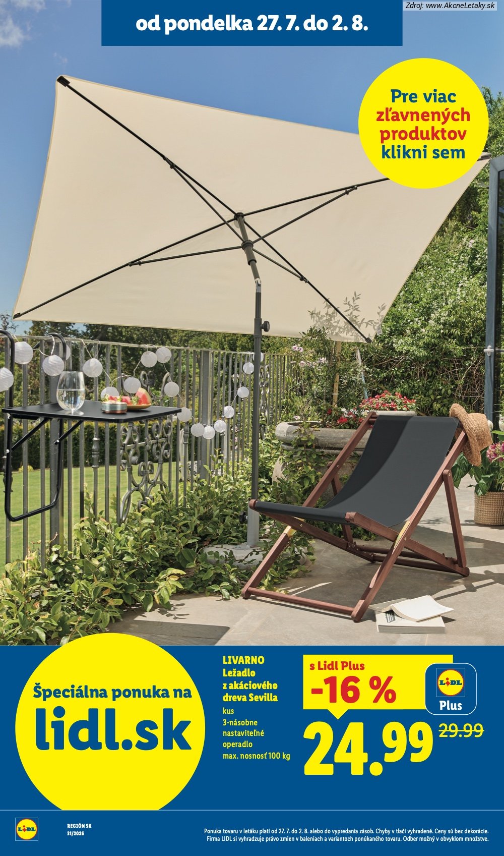 Leták Lidl (27. 7. - 2. 8. 2026) - strana 8 z 108