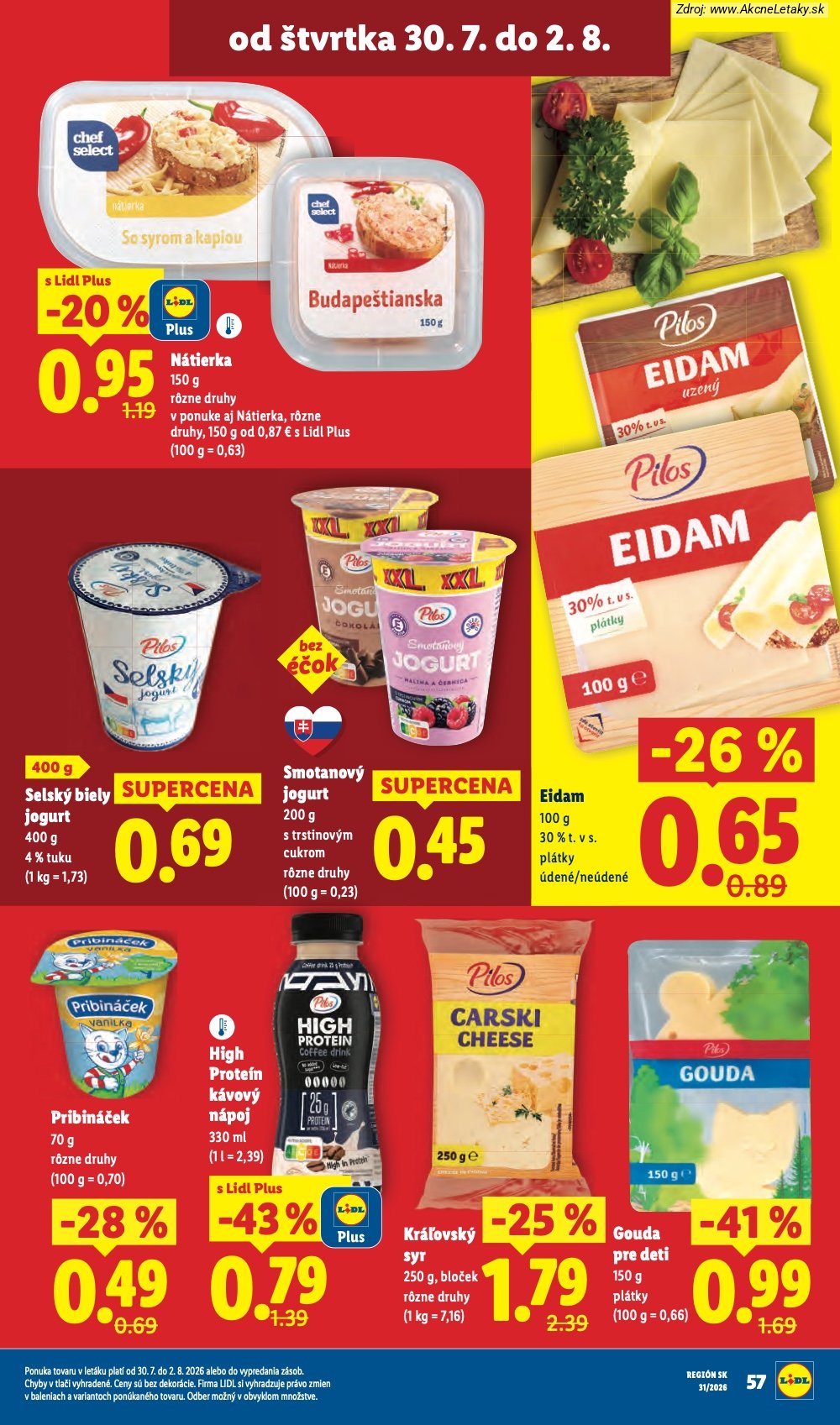 Leták Lidl (27. 7. - 2. 8. 2026) - strana 81 z 108